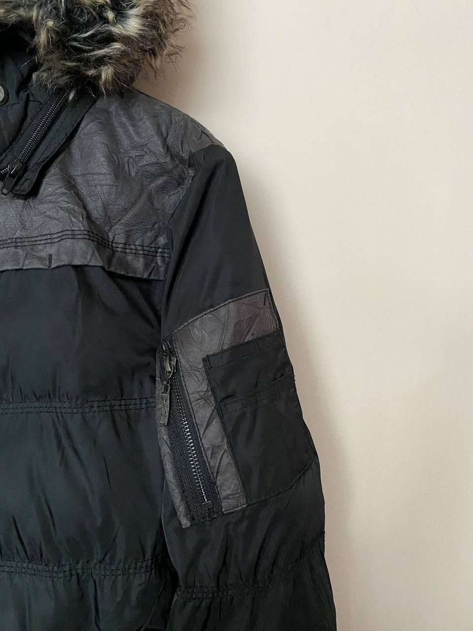 Vintage × khujo 🖤 Vintage Y2K KHUJO Herren Winterjacke Frankfurt Schwarz Size US M / EU 48-50 / 2 - 2 Thumbnail