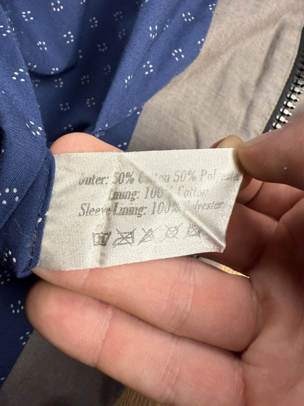 Heritage Research Heritage Research Handmade Hooded Jacket Beige/Grey M Size US M / EU 48-50 / 2 - 9 Thumbnail