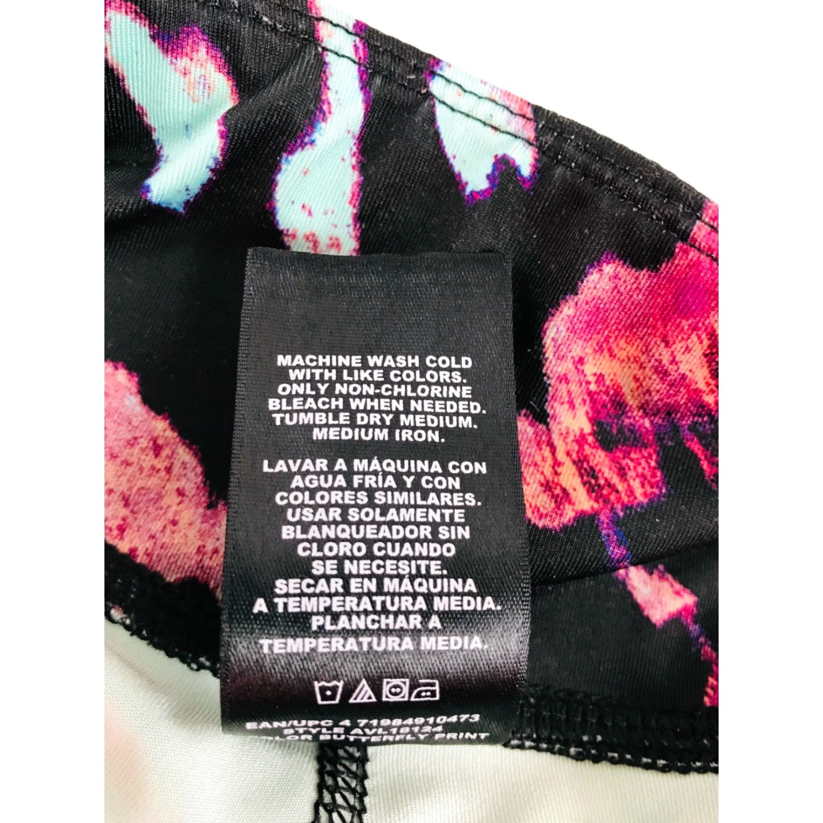 Avia VINTAGE Avia Yoga Pants Women's M Black Capri Stretch Waistband Geometric Athletic Activewear 90s Mens Womens? Size 32" / US 10 / IT 46 - 7 Thumbnail