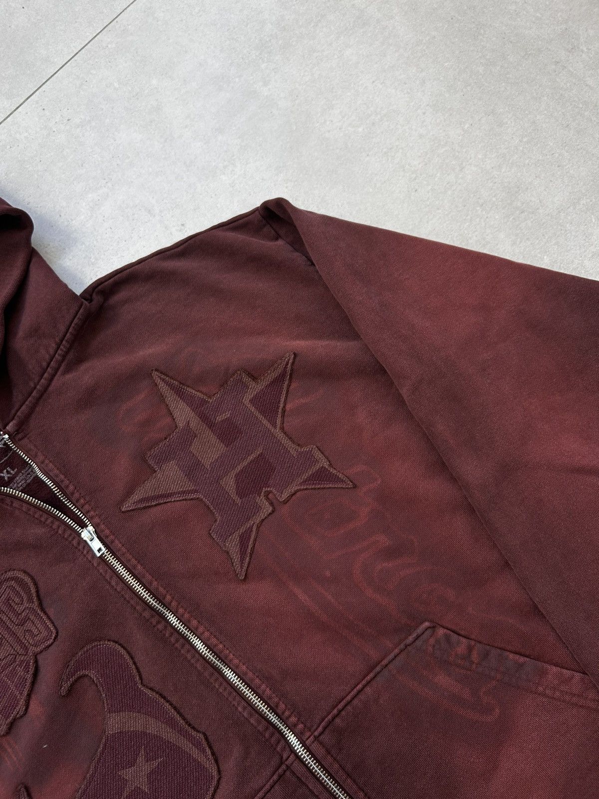 Travis Scott Travis Scott Fanatics Game Houston Red Zip Up Hoodie Size US XL / EU 56 / 4 - 5 Thumbnail