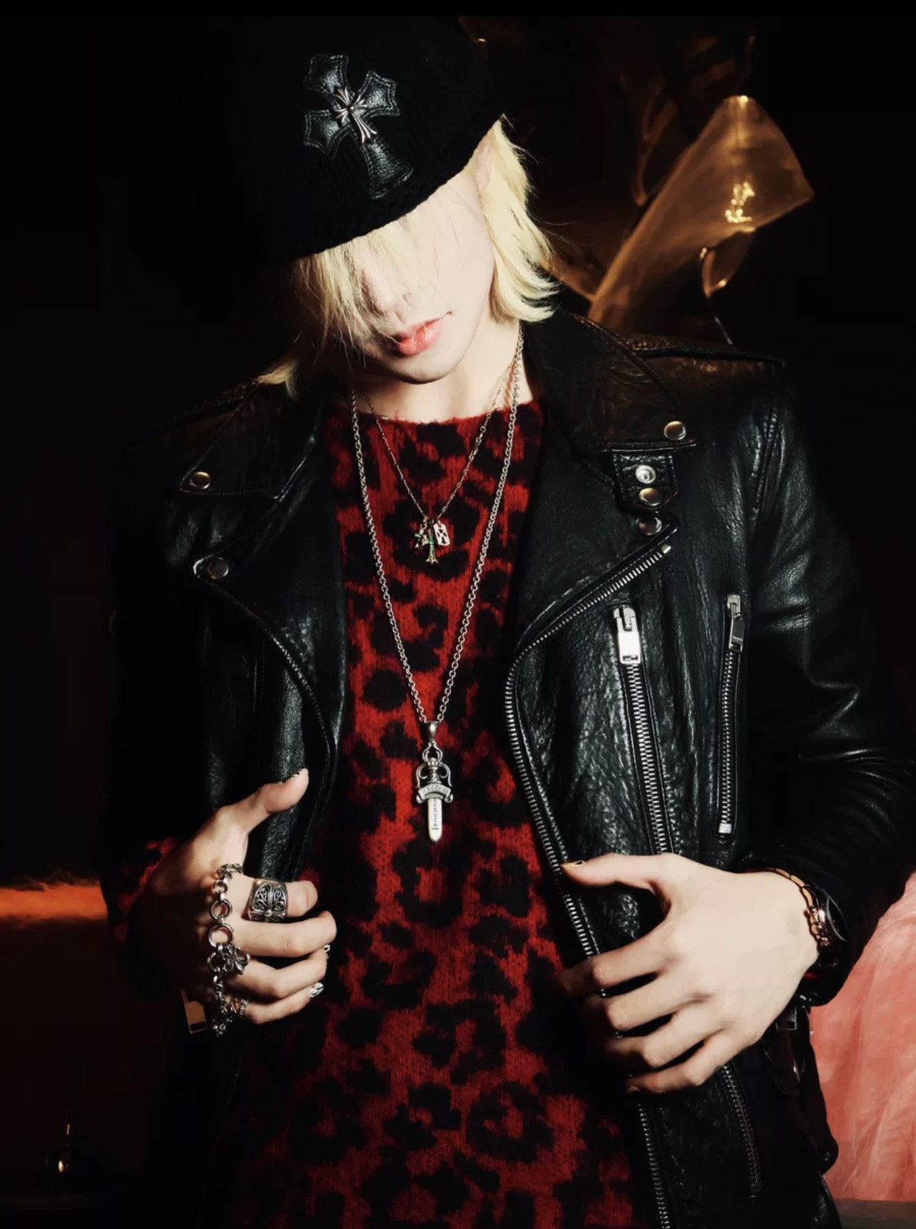 Saint Laurent Paris Saint Laurent bloody tooth Bloodlust sheep leather jacket-2 Size US L / EU 52-54 / 3 - 6 Thumbnail