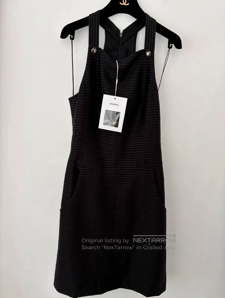 Chanel Chanel Striped strap vest dress Size XS / US 0-2 / IT 36-38 - 1 Thumbnail