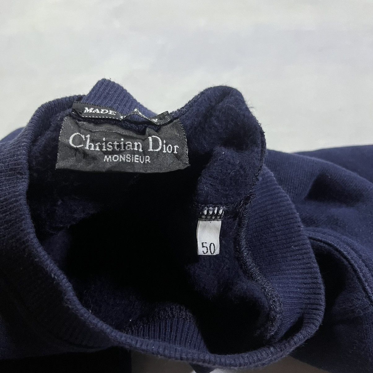 Christian Dior Monsieur Christian Dior Small Logo Embroidery Sweater Size US M / EU 48-50 / 2 - 6 Thumbnail