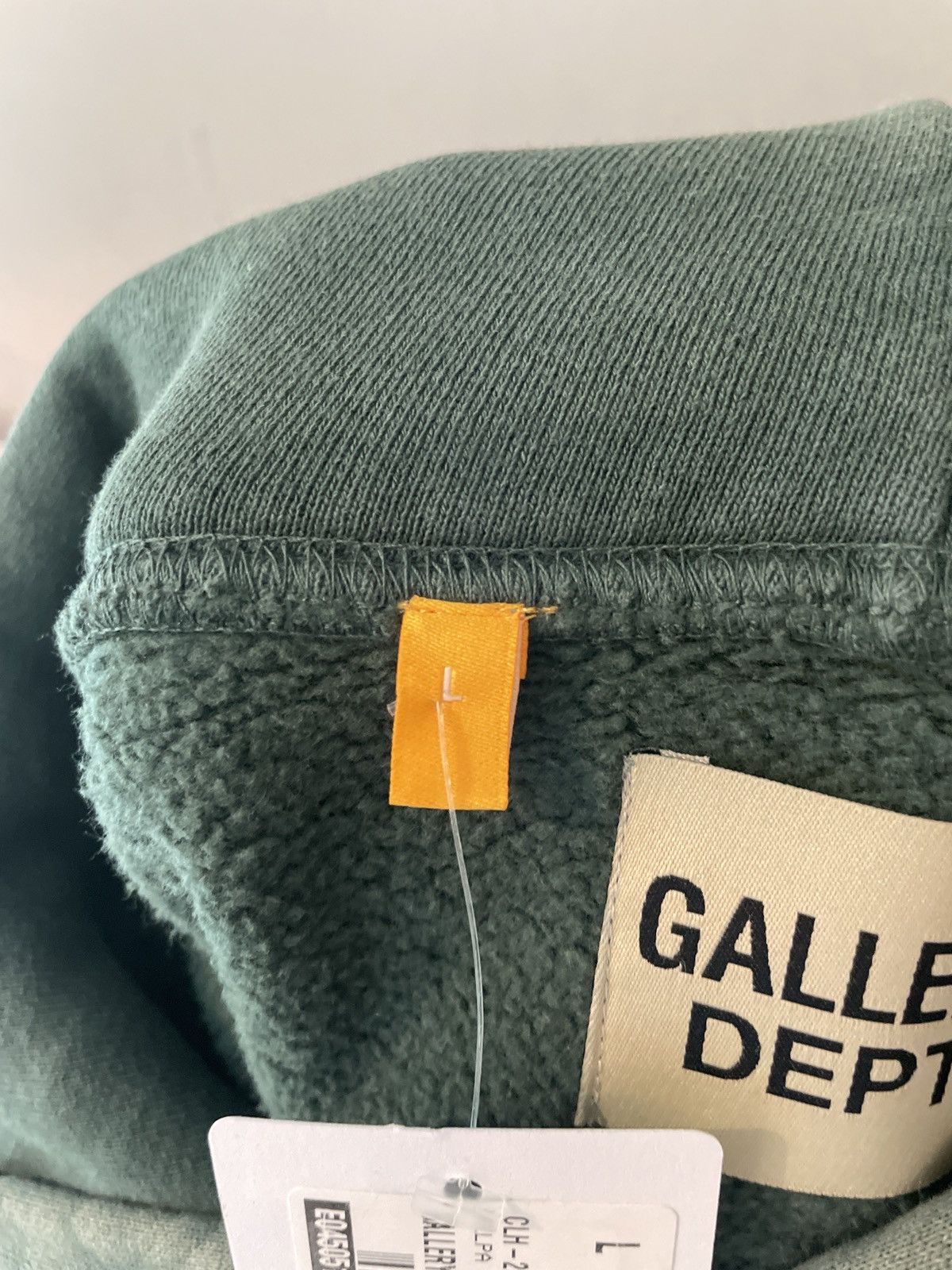 Gallery Dept. Gallery Dept. Orange Center Logo Paint Hooded Sweatshirt L Size US L / EU 52-54 / 3 - 5 Thumbnail