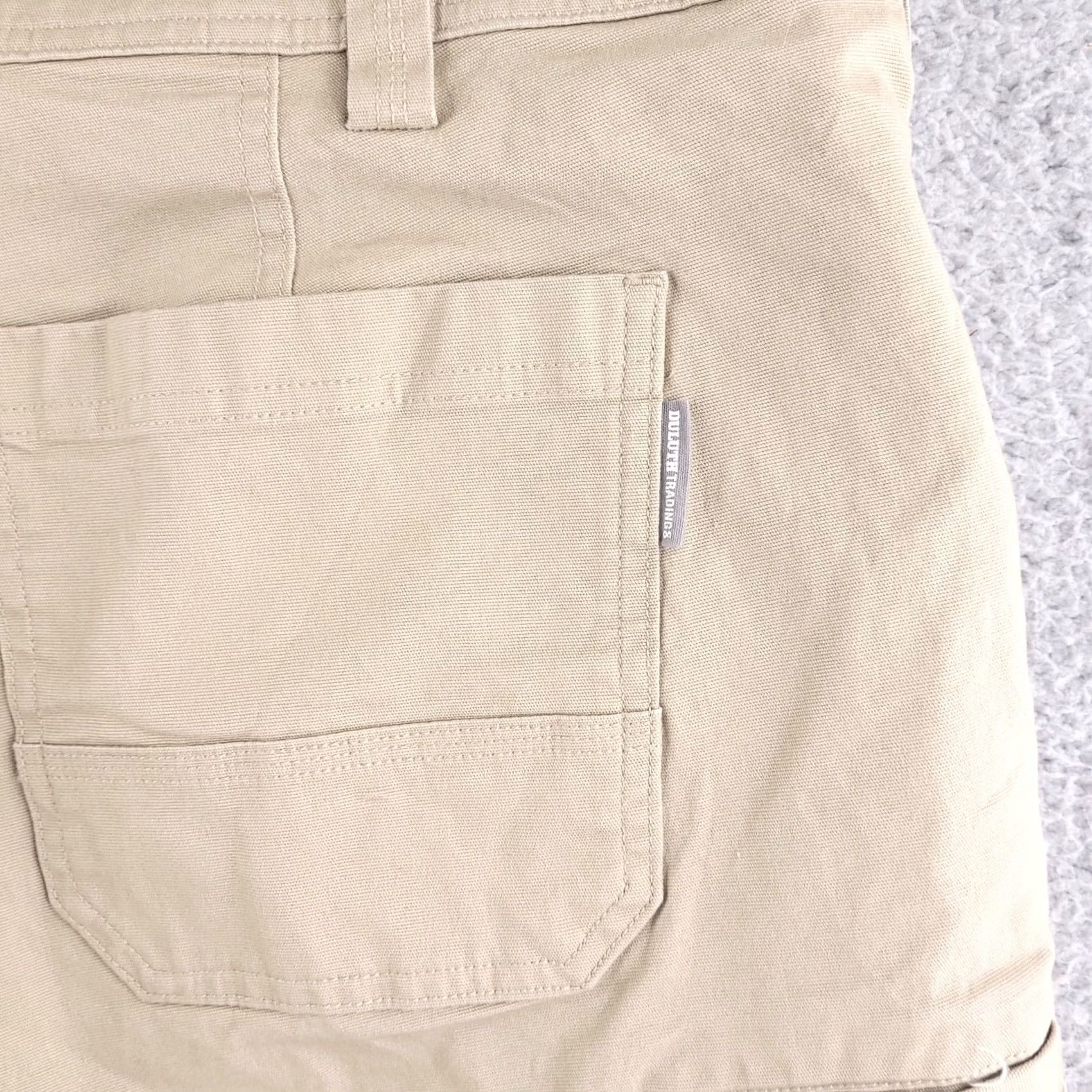 Vintage Duluth Mens Shorts 46 Beige Cotton Flex Fire Hose Canvas Stretch Chino Vintage? No Size US 30 / EU 46 - 7 Thumbnail