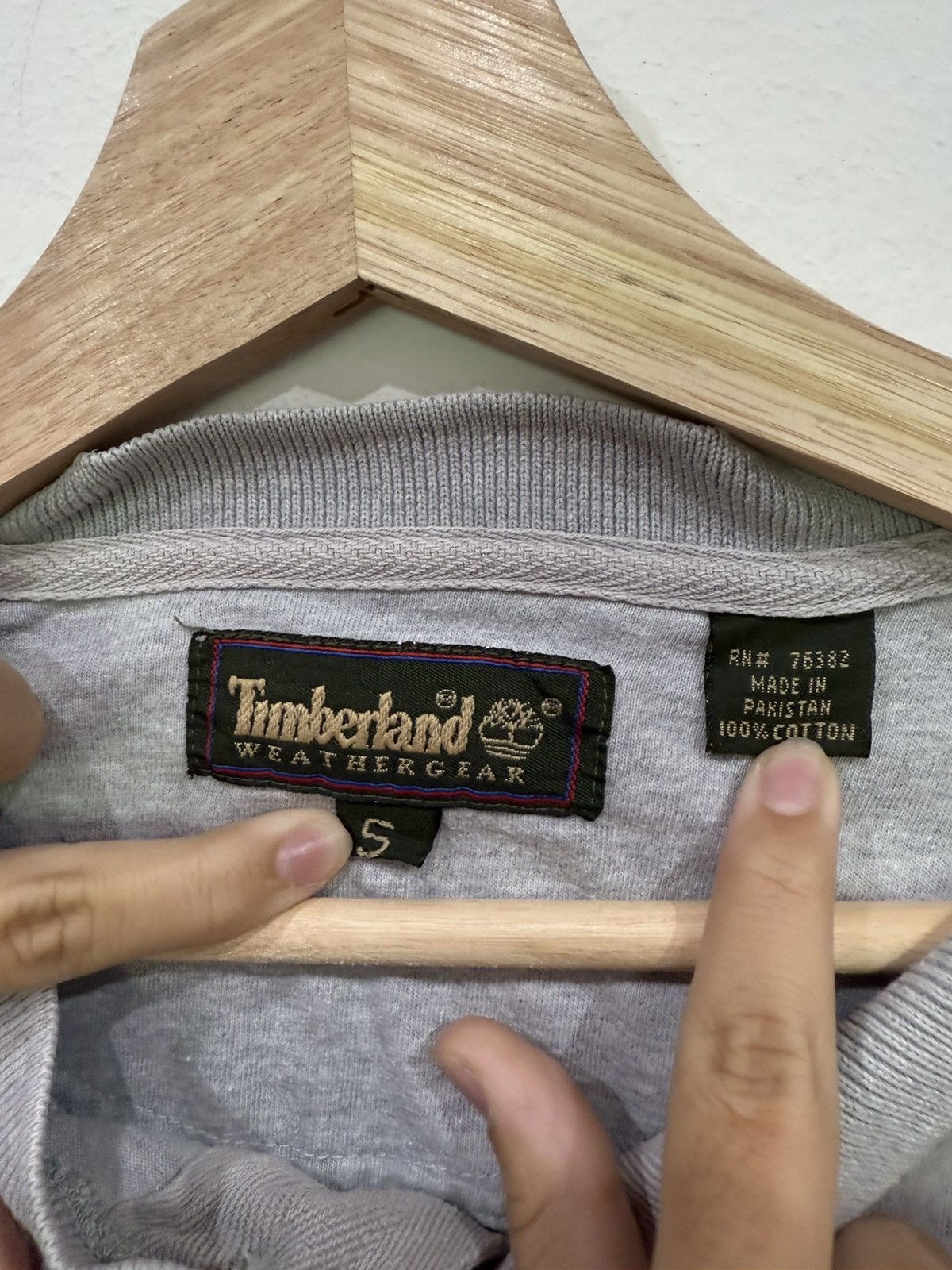 Timberland Timberland Weathergear Vintage Grey Size S (Oversized Fit) Size US S / EU 44-46 / 1 - 5 Thumbnail