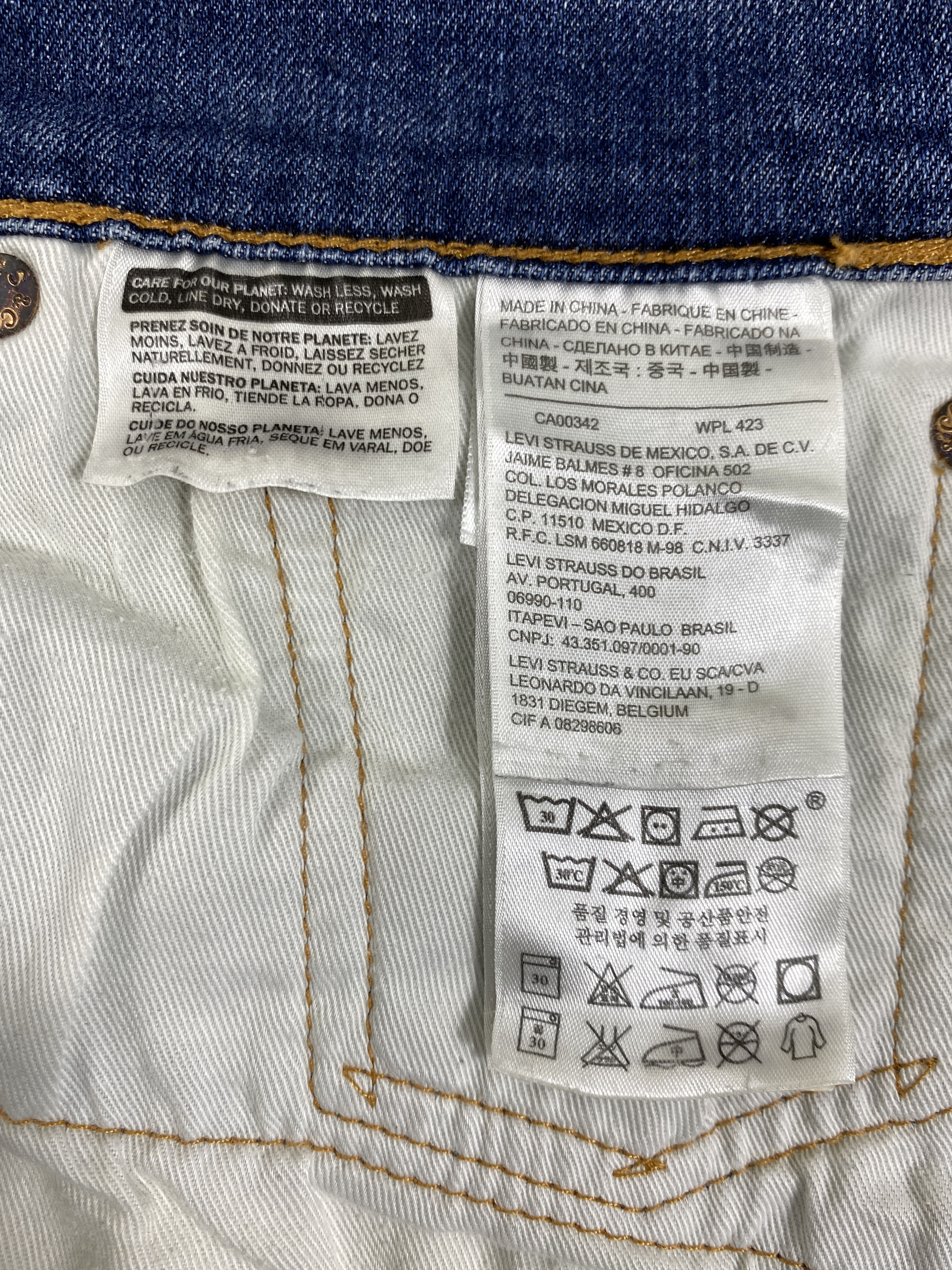 Levi's Distressed Blue Levi's 511 Jeans 33x28.5 Denim -SJ142 Size US 33 - 9 Thumbnail