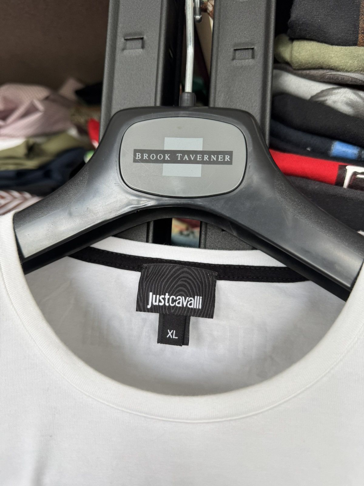 Just Cavalli Just Cavalli big logo tee Size US XL / EU 56 / 4 - 6 Thumbnail