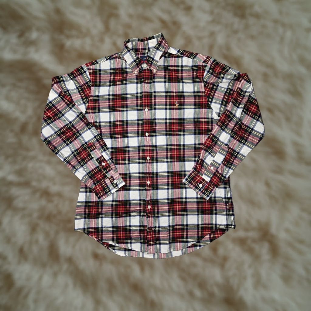 Ralph Lauren Ralph Lauren Shirt Mens Large Multicolor Plaid Button Down Long Sleeve Pony Logo Size US L / EU 52-54 / 3 - 1 Thumbnail
