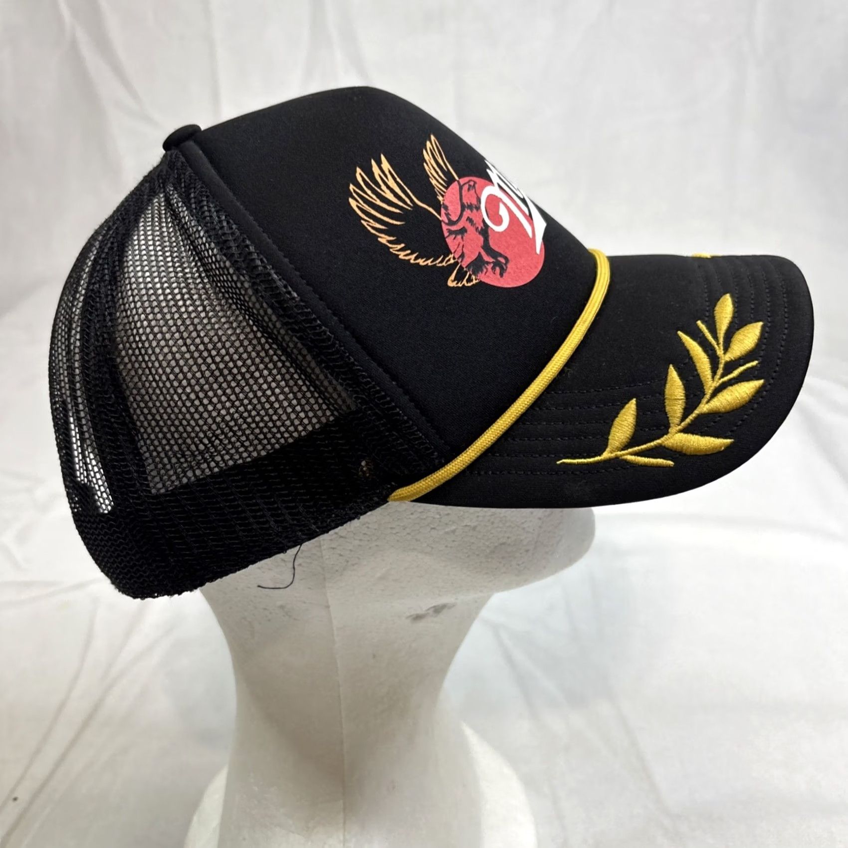 Vintage Miller Genuine Draft Embroidered Black Adjustable Hat Cap Beer Mens One Size Black Cotton Canvas Baseball Cap Size ONE SIZE - 4 Thumbnail