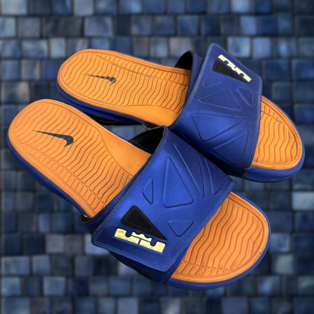 Nike Nike Air Max Lebron 2 Slide Elite Mens Size 12 Blue/Orange Sneaker Athletic Size US 11 / EU 44 - 1 Thumbnail