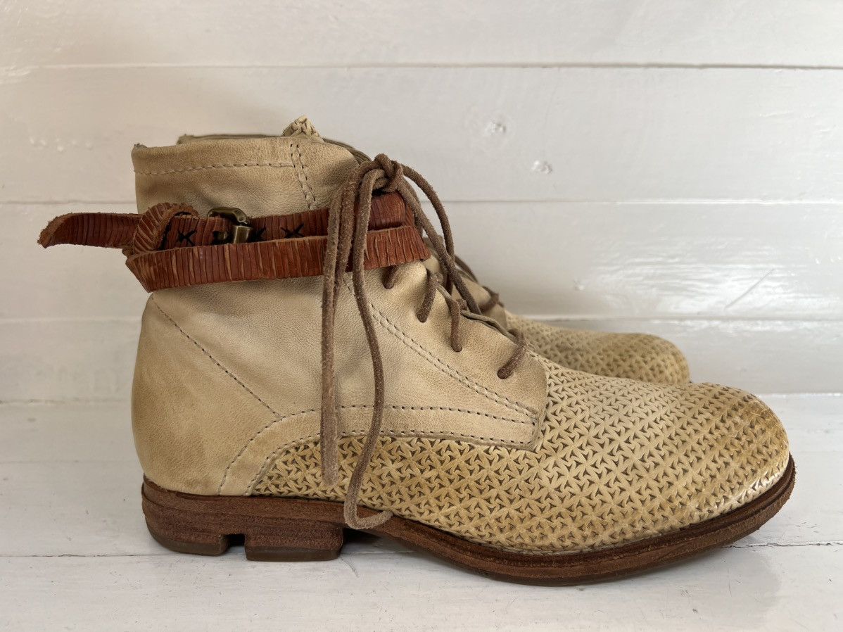 A.S.98 A.S.98 Leather Boho Biker Boots Size US 9 / IT 39 - 6 Thumbnail