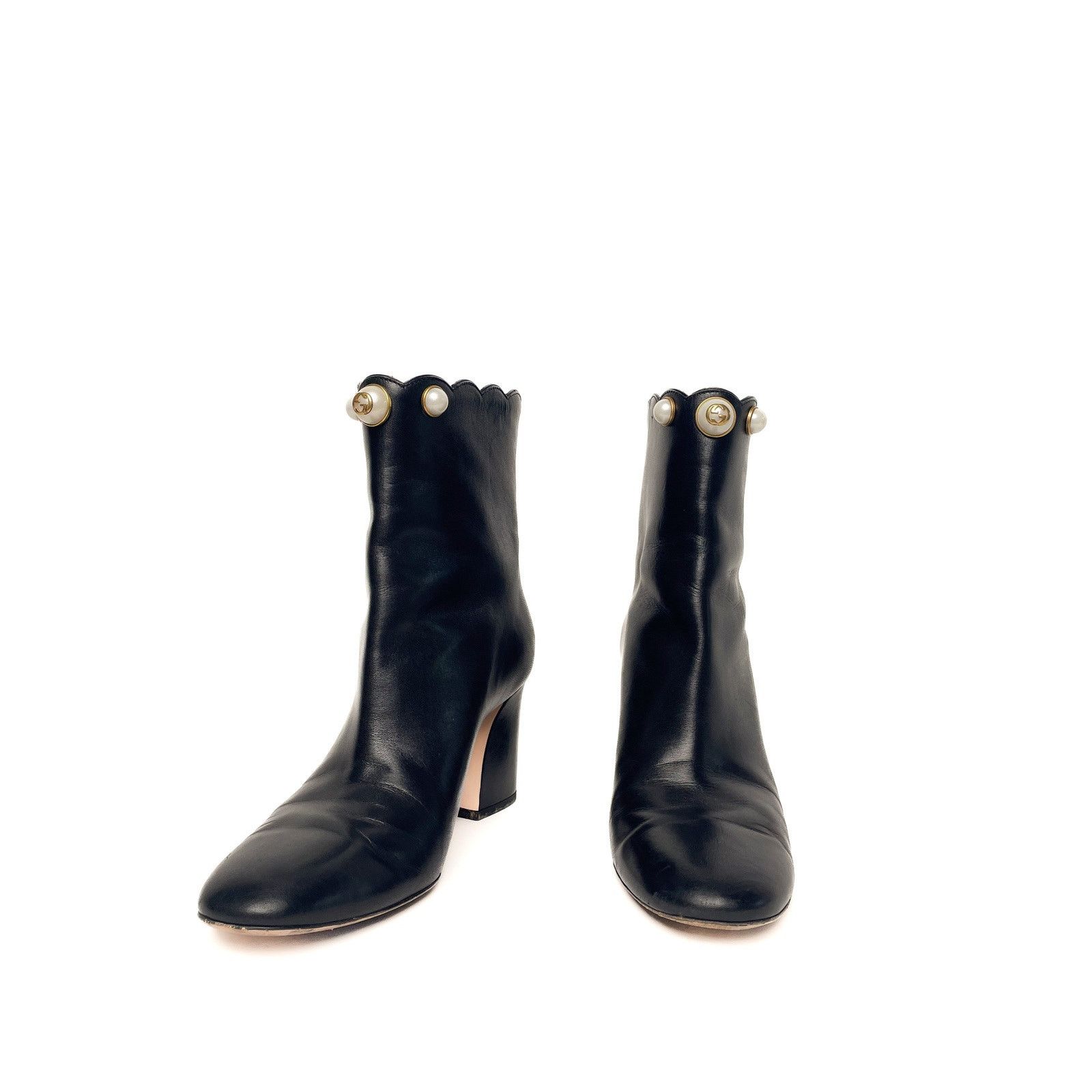 Gucci Black Short Boots Size US 8 / IT 38 - 3 Thumbnail