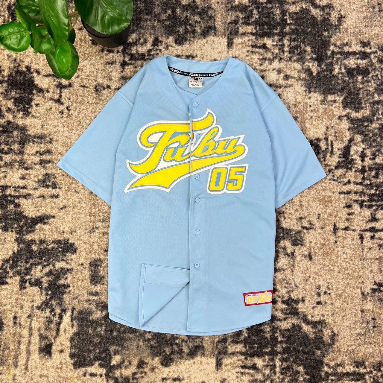 Fubu Fubu Vintage Big Embroidered Logo Button Up Jersey Size US M / EU 48-50 / 2 - 1 Thumbnail