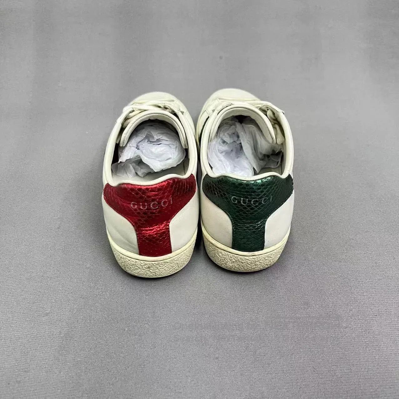 Gucci Gucci Ace Classic Bee White Sneakers. Size US 5.5 / IT 35.5 - 4 Thumbnail
