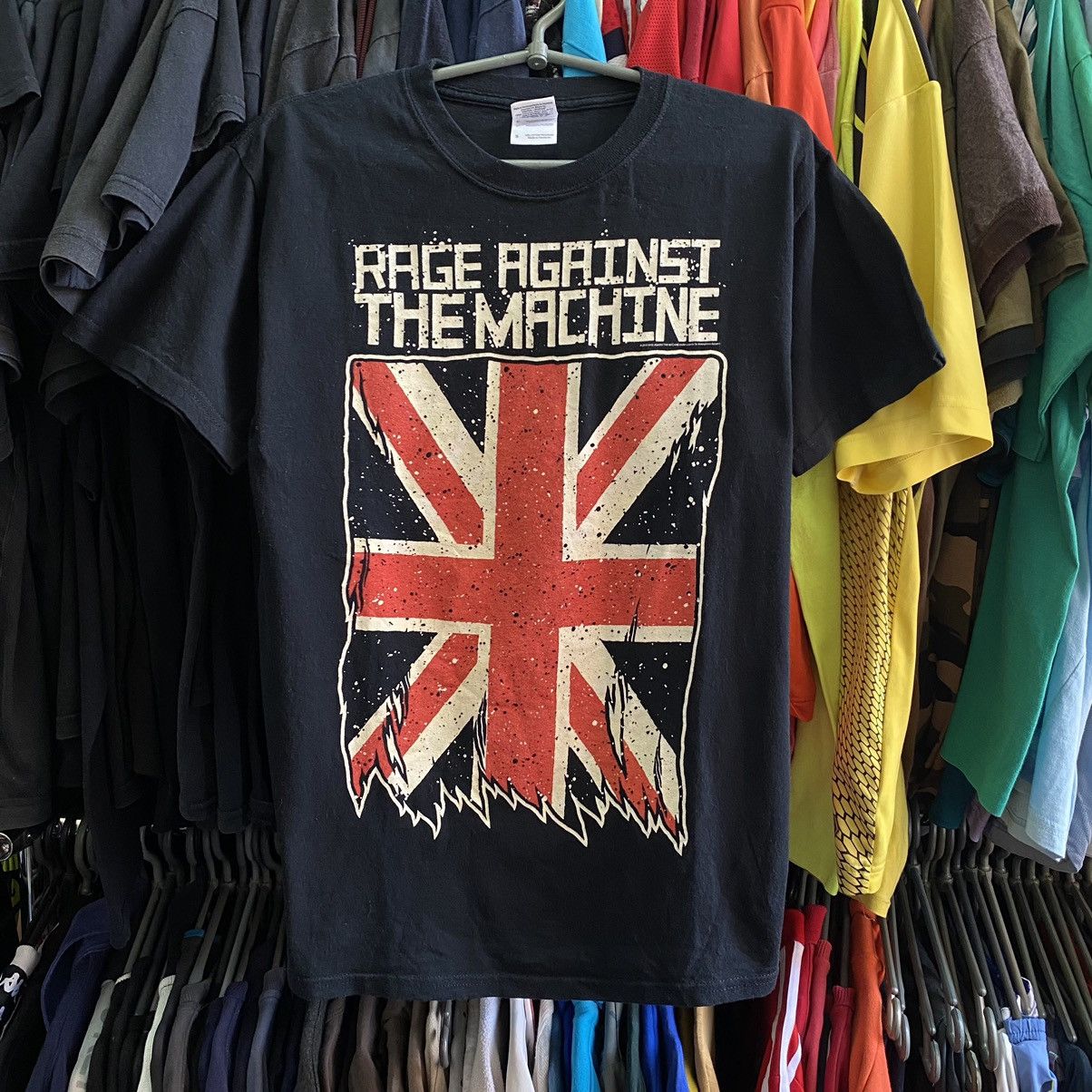 Band Tees × Vintage Vintage Rage Against The Machine 2010 Big logo band tee Size US S / EU 44-46 / 1 - 1 Thumbnail