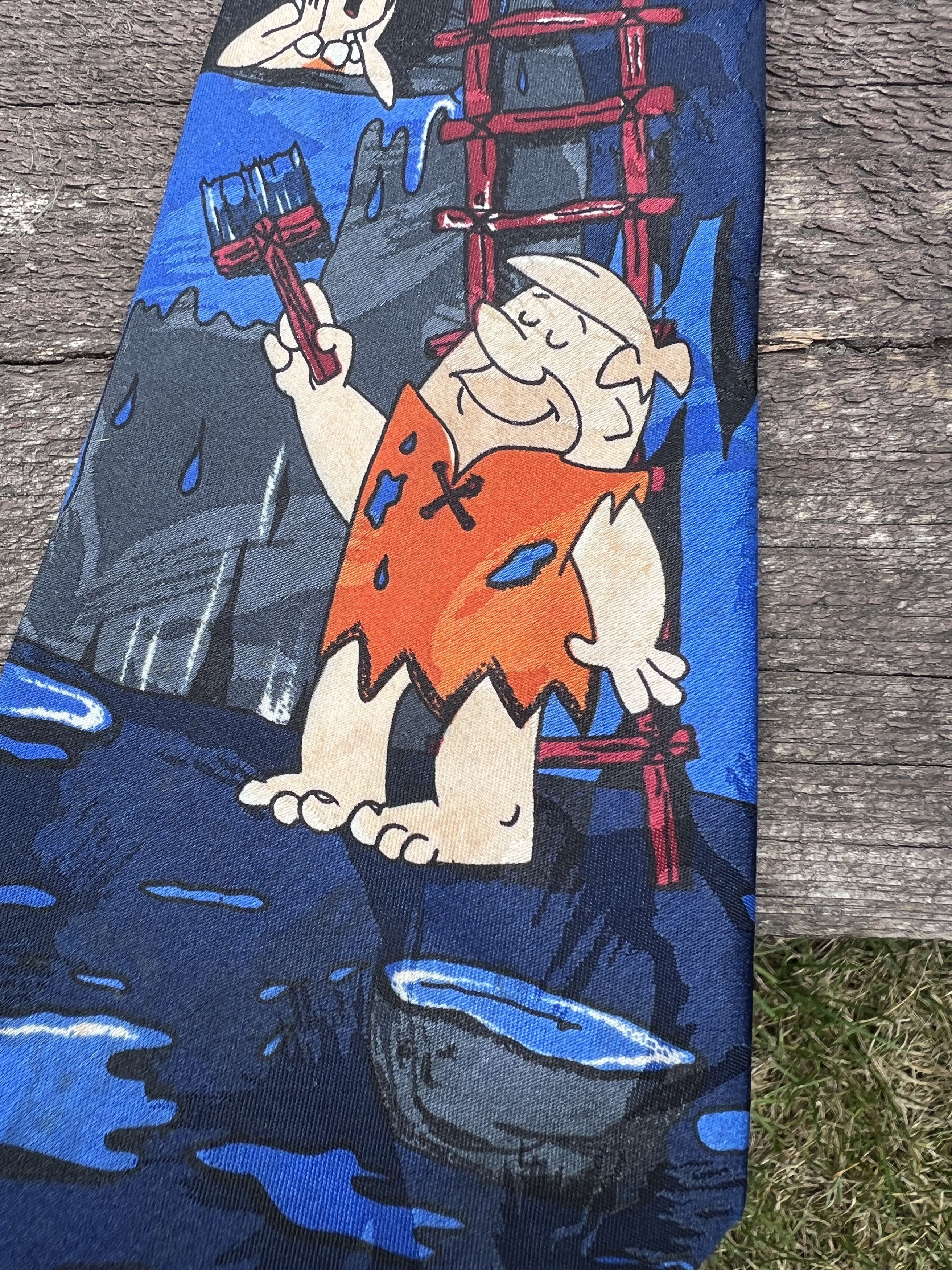 Cartoon Network Vintage 90s Flintstones Cartoon Movie tie Size ONE SIZE - 9 Thumbnail