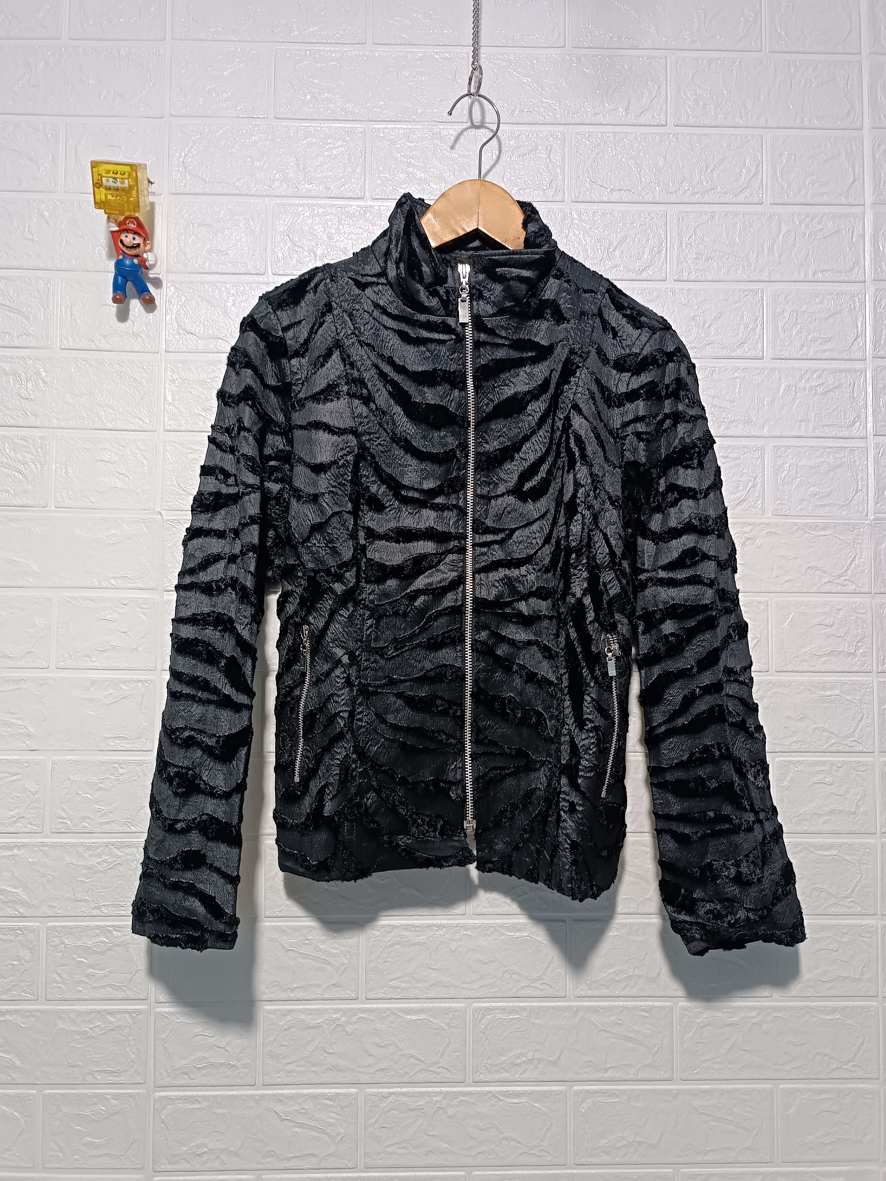 Japanese Brand Archive Moga Stand Collar Zip-Up Tiger Pattern Jacket Y2K Size M / US 6-8 / IT 42-44 - 1 Thumbnail