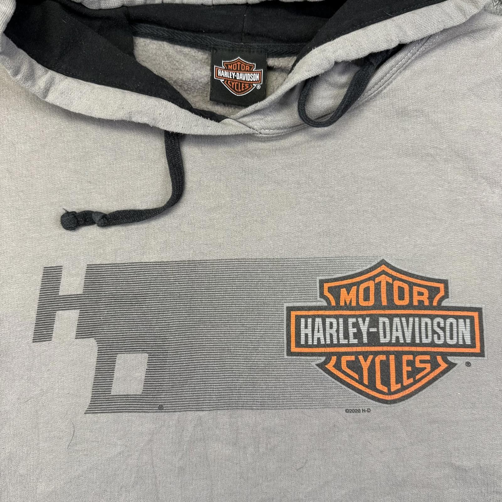 Harley Davidson Harley-Davidson Motorcycles Pullover Grey Hoodie Size US XXL / EU 58 / 5 - 3 Thumbnail