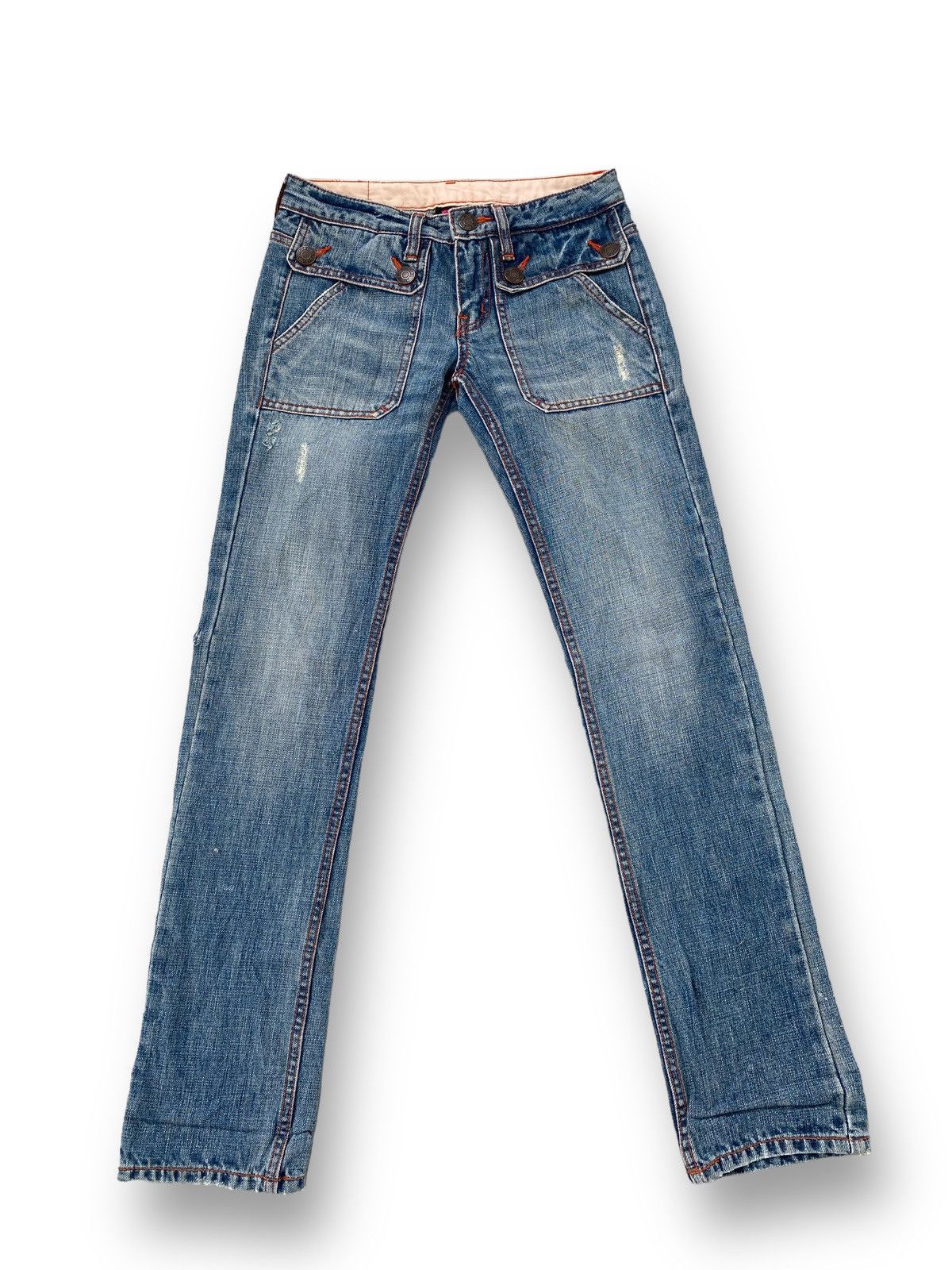 image of Hysteric Glamour x If Six Was Nine X-Girl Jeans in Blue, Men's (Size 28)