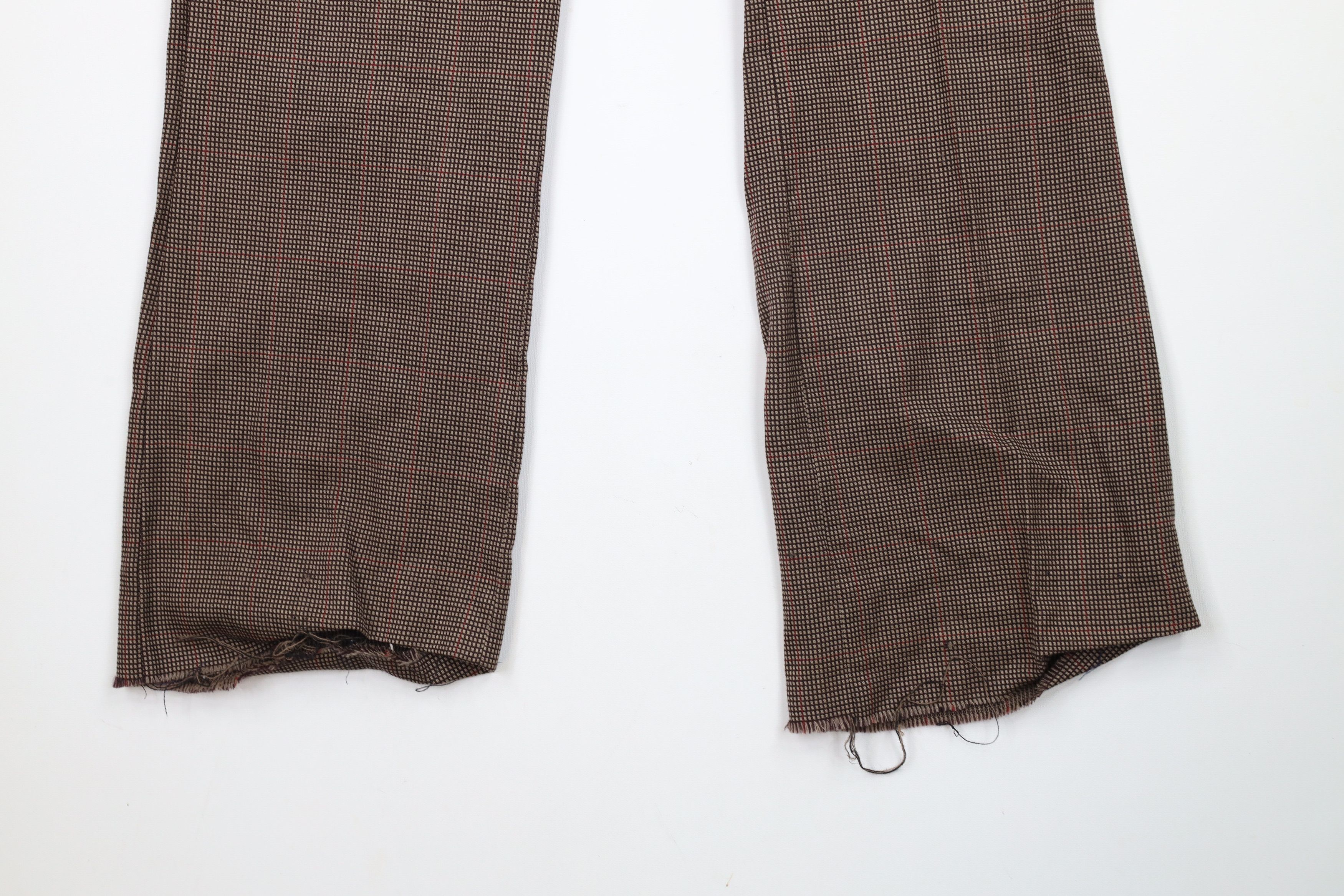 Other Vintage 70s Streetwear Thrashed 2 Piece Heavy Wool Suit Size 40L - 15 Thumbnail