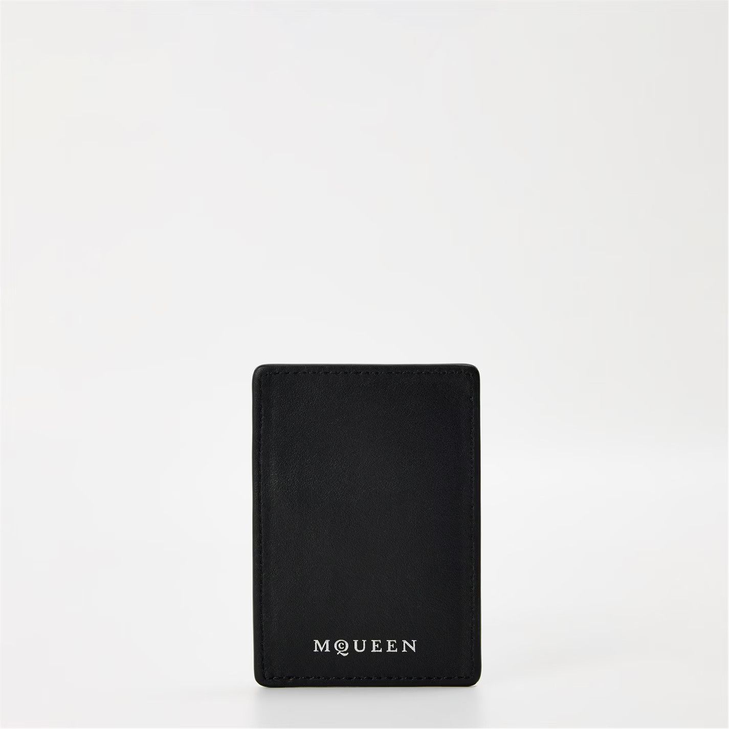 Alexander McQueen o1g2r1mq0326 Size: OS / Slim Billfold Wallet in Black Size ONE SIZE - 2 Thumbnail
