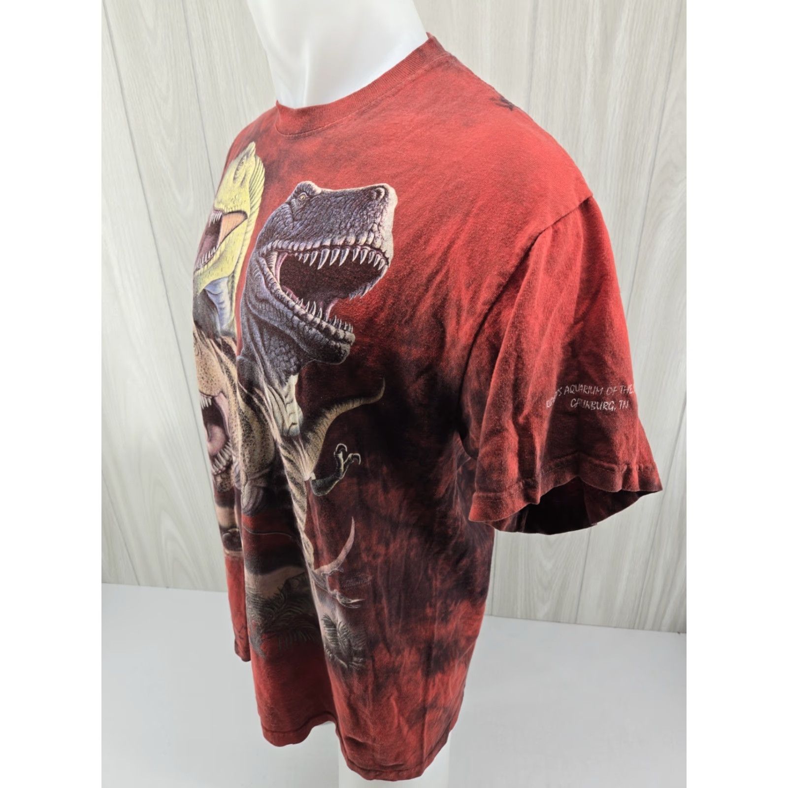 The Mountain VINTAGE The Mountain Dino T Shirt Men’s Red Tye Die Riplys Aquarium TN Smokies Large Size US L / EU 52-54 / 3 - 5 Thumbnail