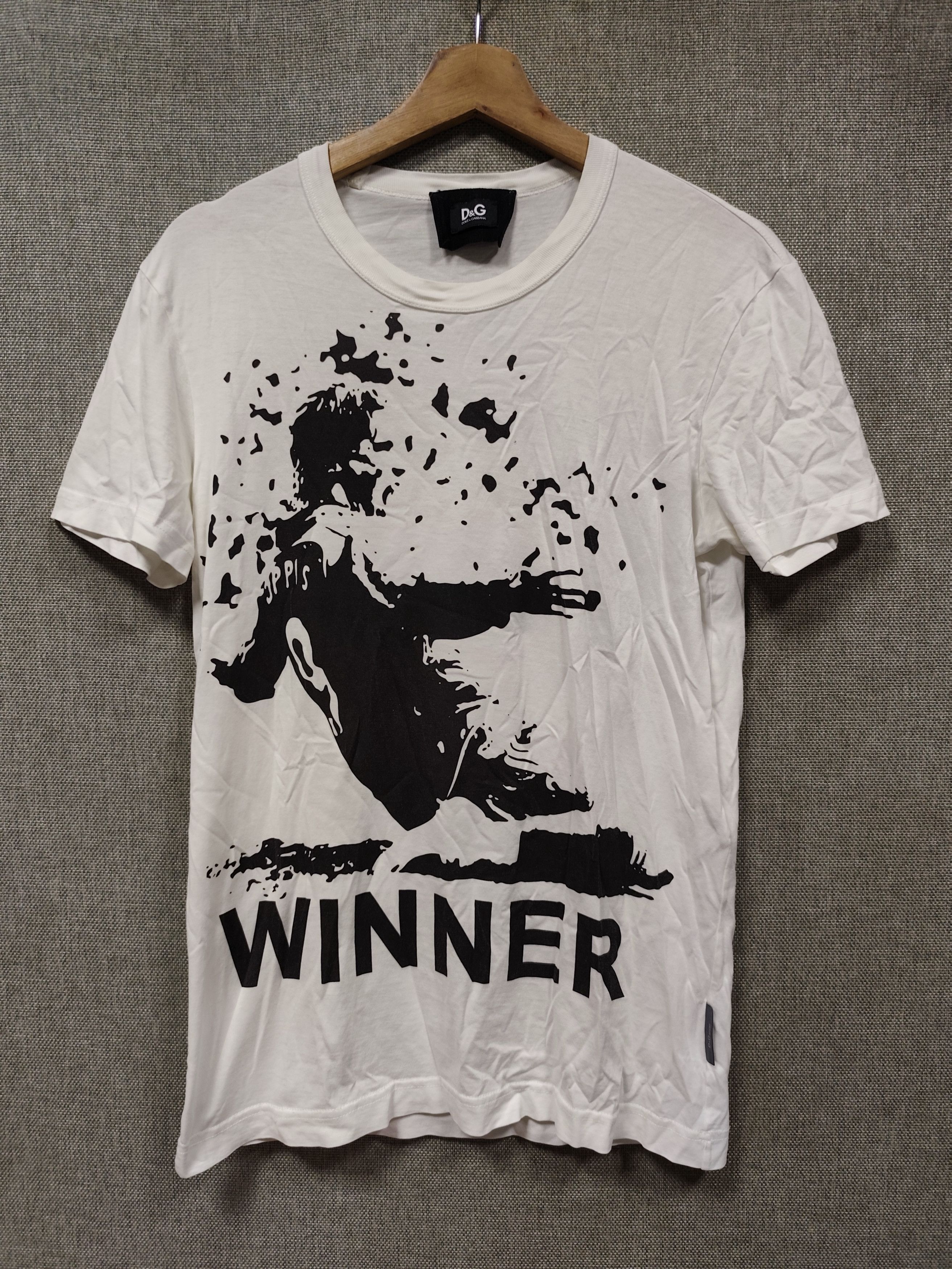 Dolce & Gabbana Dolce & Gabbana Winner Tee Size US S / EU 44-46 / 1 - 1 Thumbnail