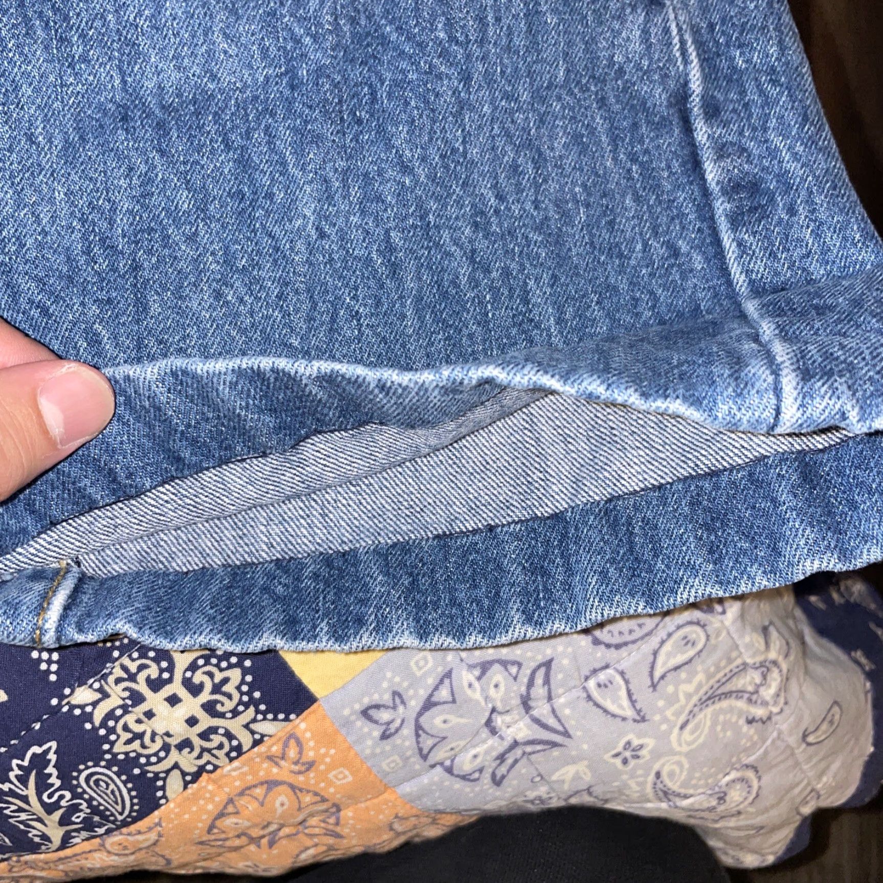 Levi's VINTAGE Levi’s 501 Jeans Blue Button Fly Straight Regular 30 Men 25in Inseam Men’s Jeans Blue 501 Size US 30 / EU 46 - 2 Thumbnail