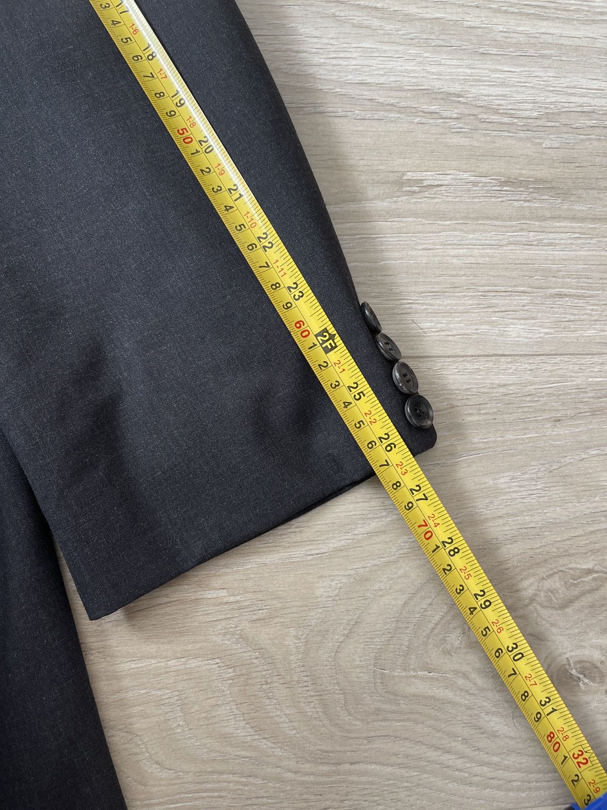 Hugo Boss Vintage hugo boss wool gray blazer classic jacket 46L Size 46L - 13 Thumbnail
