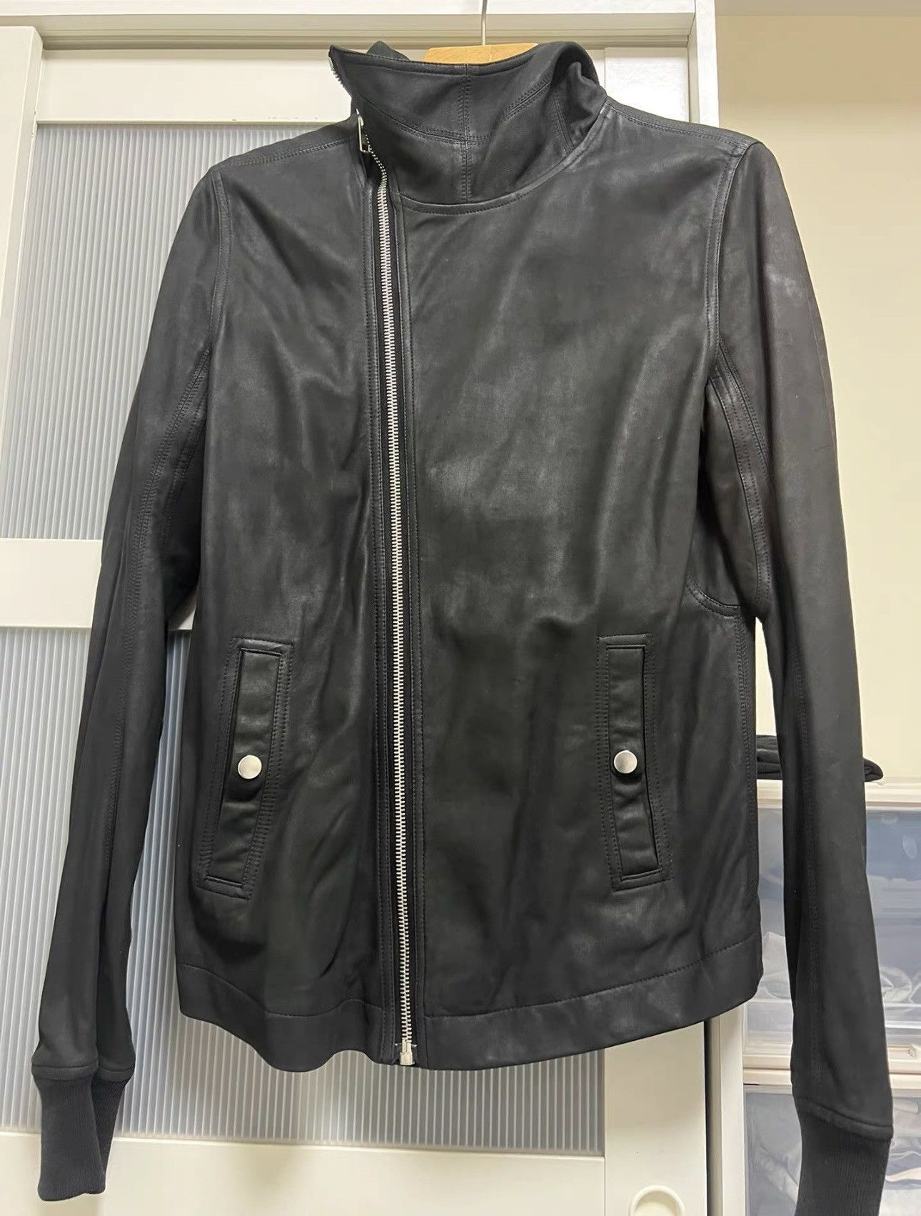 ジャケット・アウター Rick Owens Bullet Leather Jacket SIZE:48 Rick Owens Bullet Leather jacket | Grailed
