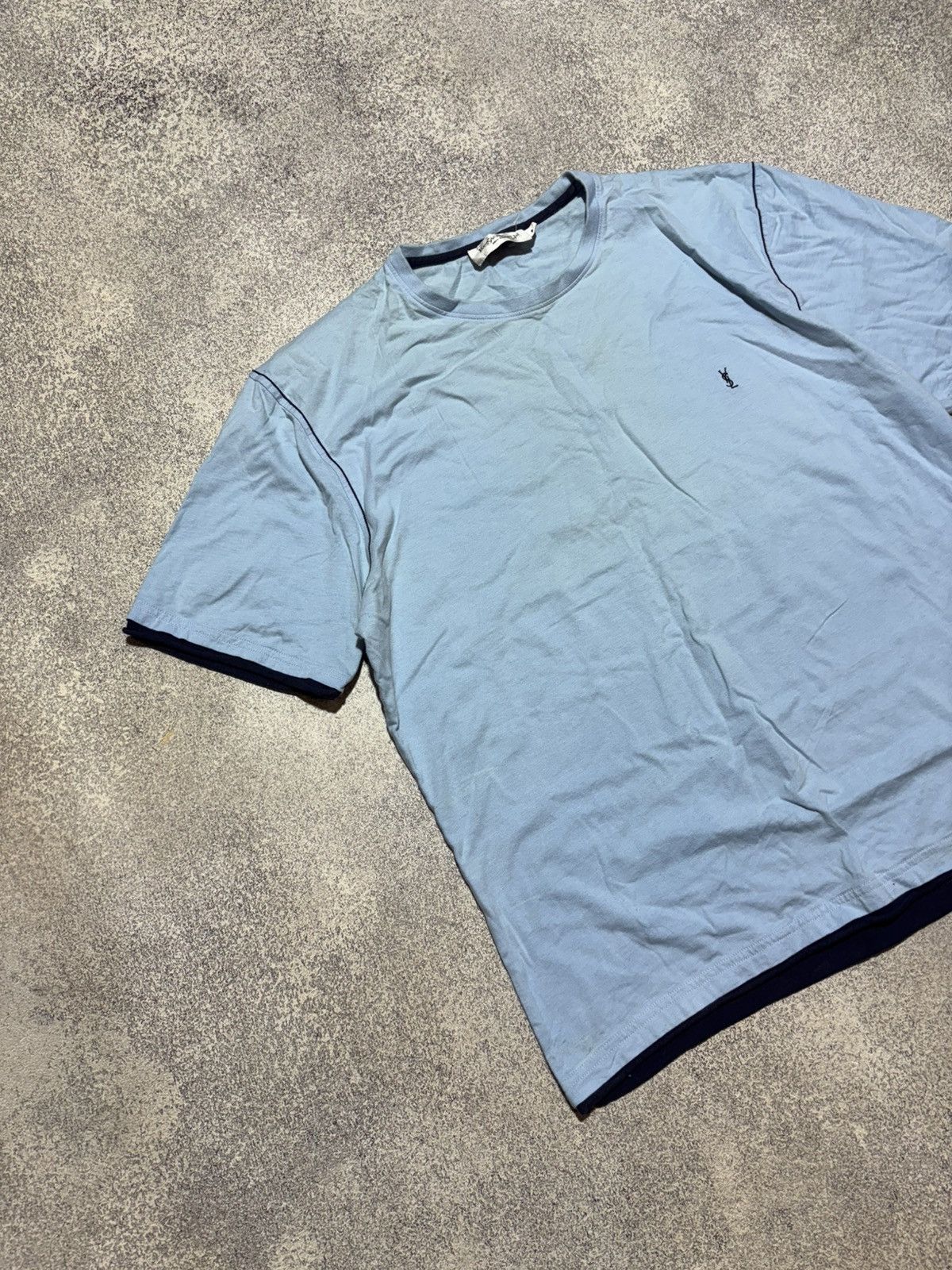 Vintage × Yves Saint Laurent Vintage 90s Yves Saint Laurent YSL t-shirt rare retro Y2K Size US XL / EU 56 / 4 - 3 Thumbnail