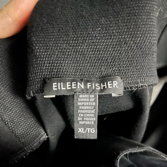 Eileen Fisher Eileen Fisher Black stretch pants size XL Size 36" / US 14 / IT 50 - 3 Thumbnail