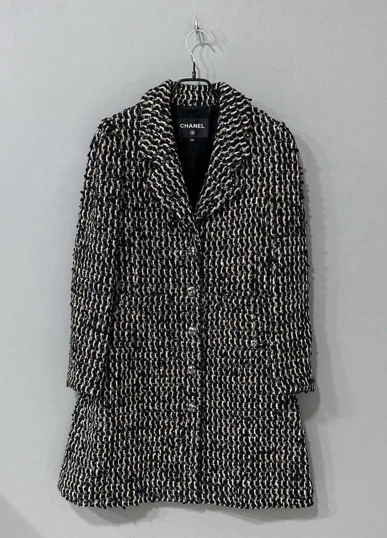 Chanel Chanel 21k color sequin knitting long coat 2504-Nextarrow Size XXS / US 00 / IT 34 - 1 Thumbnail
