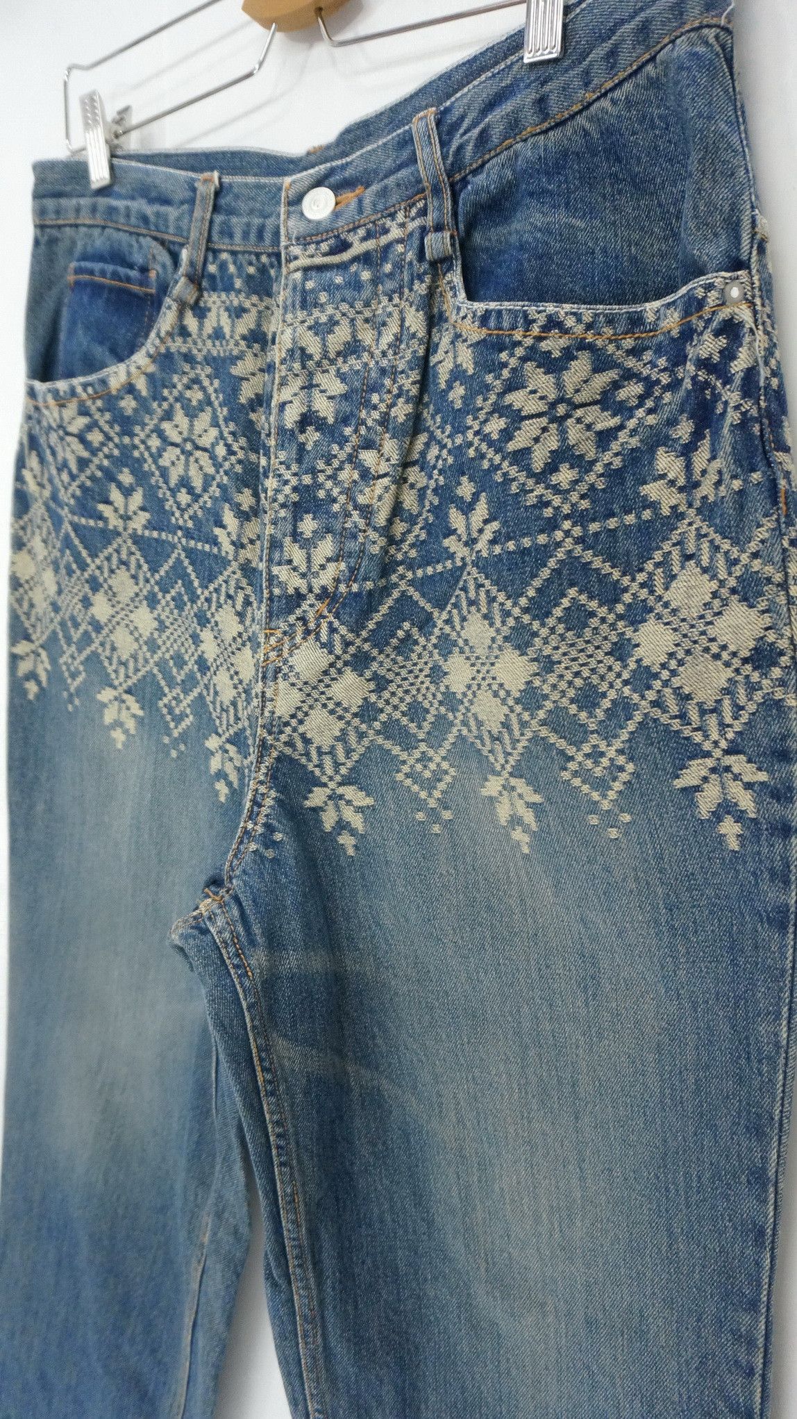 Iroquois Japan 🔴IROQUOIS Made in Japan 🎌 Native Vintage Buttonfly Jeans Size US 32 / EU 48 - 4 Thumbnail