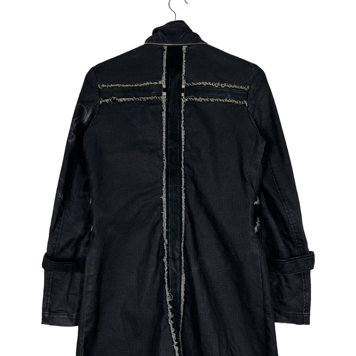 Japanese Brand 🔥 CYBERPUNK DENIM LONG JACKET Size US S / EU 44-46 / 1 - 9 Thumbnail