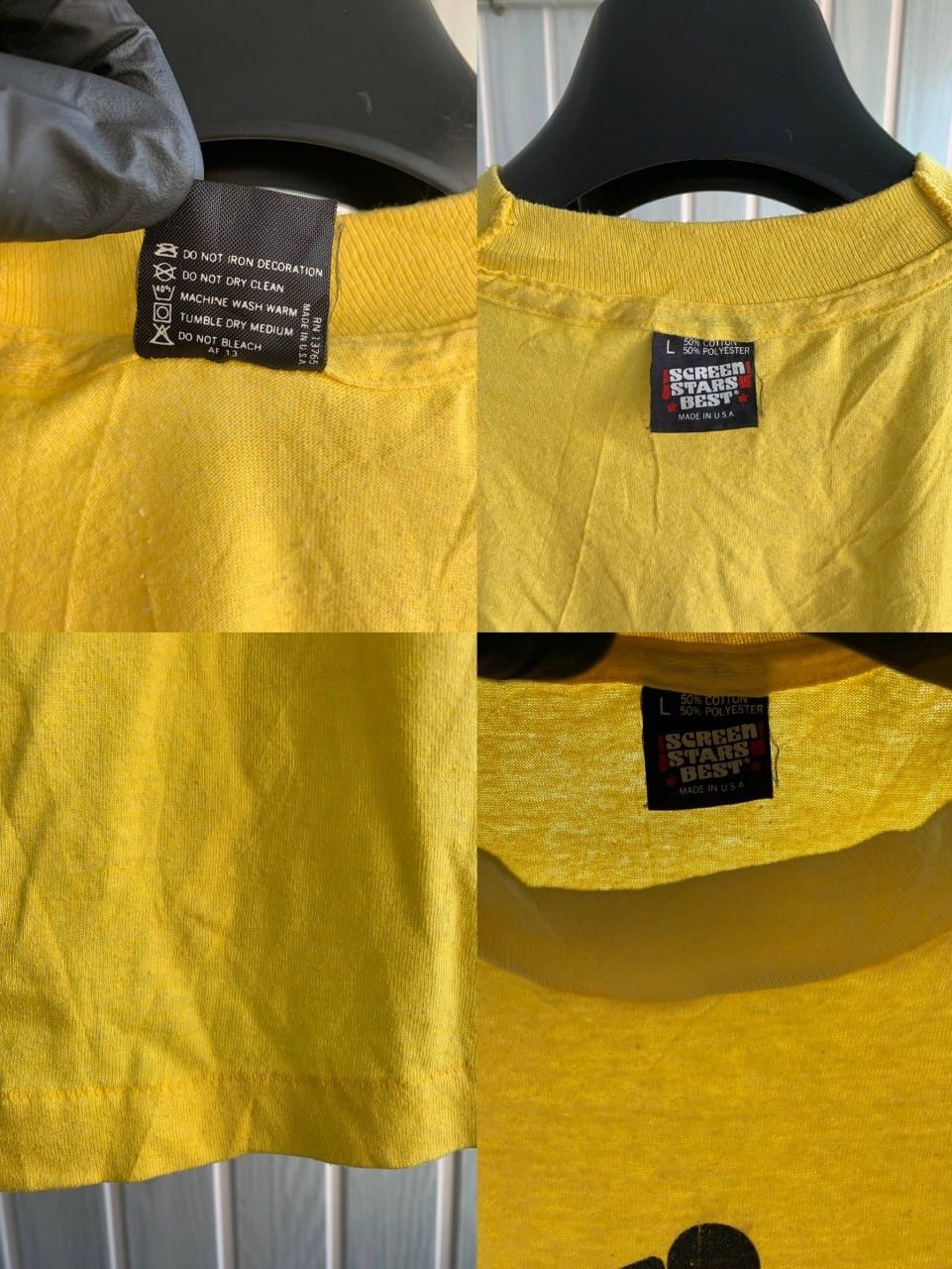 Vintage Vintage 1987 Peninsula Metric Century TWC Yellow T-Shirt Size US M / EU 48-50 / 2 - 22 Thumbnail