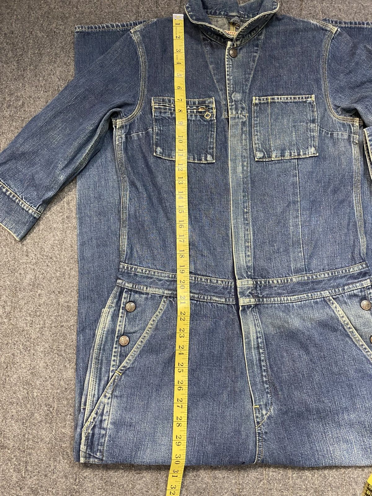 Kapital Kapital All In One Indigo Denim Overall Workwear Size US 32 / EU 48 - 13 Thumbnail