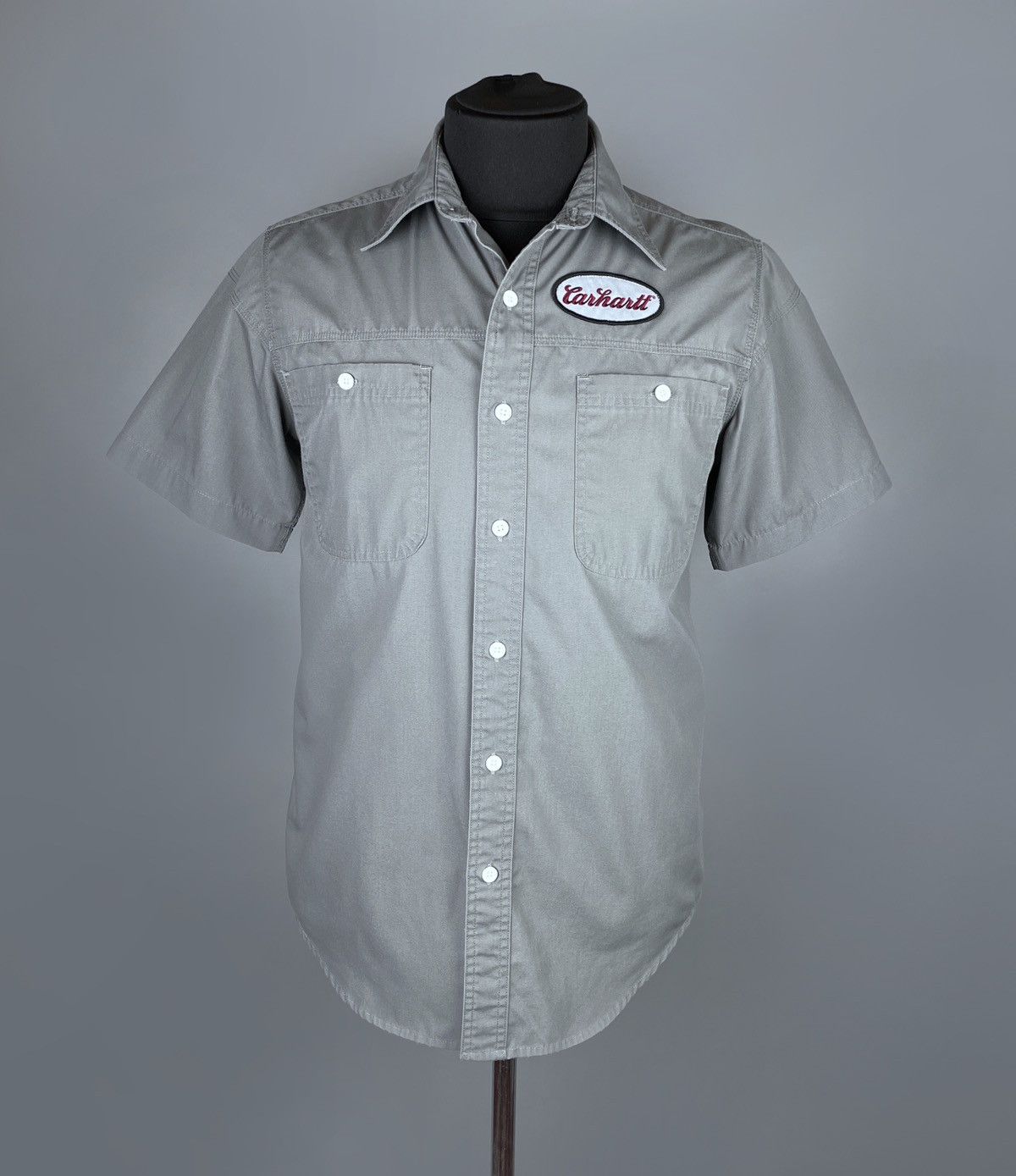 Carhartt Men's Vintage Carhartt SS Work Pockets Shirt Patch Logo S Size US S / EU 44-46 / 1 - 5 Thumbnail
