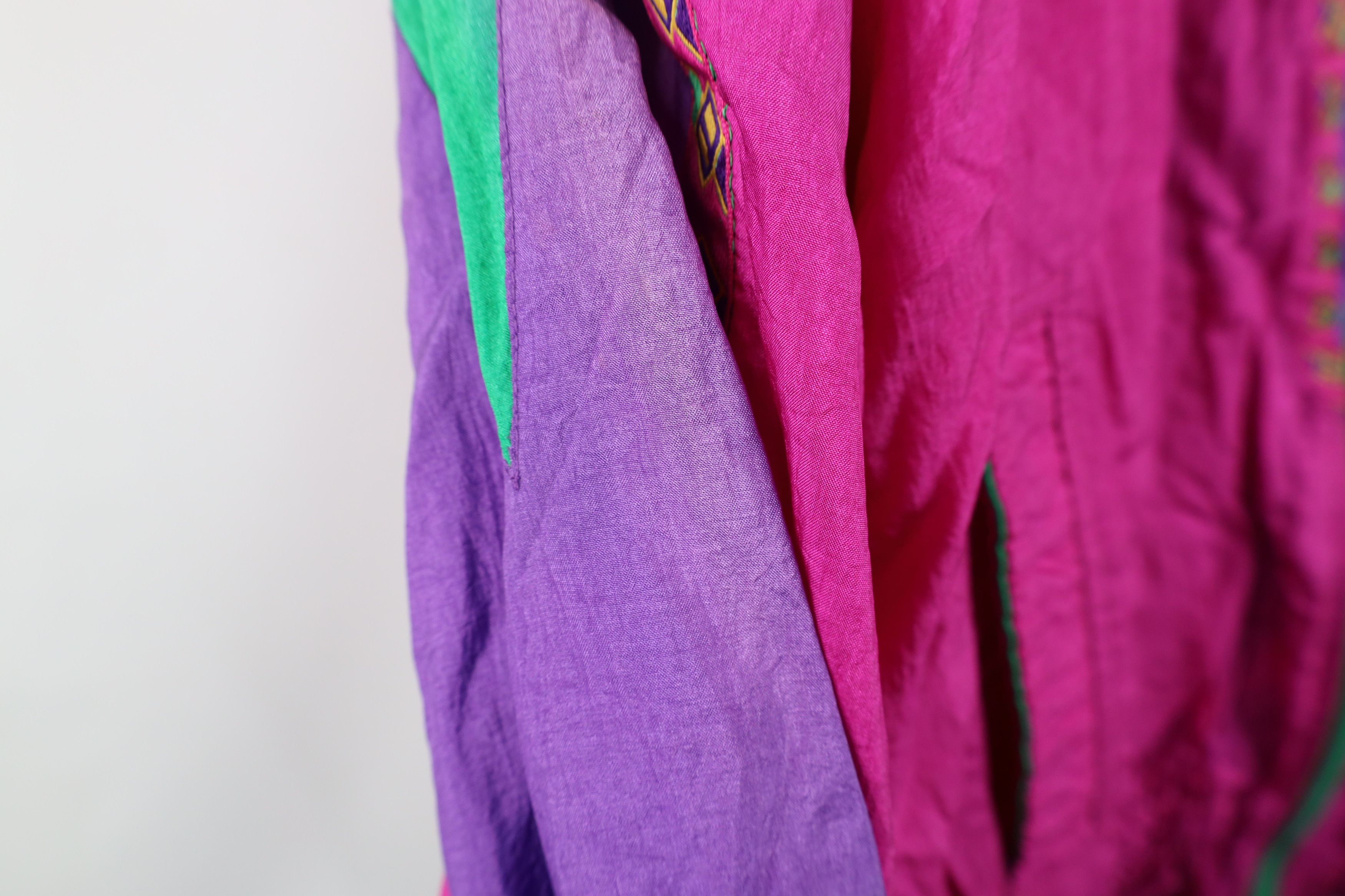Vintage Vintage 90s Streetwear Southwestern Windbreaker Jacket Size XL / US 12-14 / IT 48-50 - 9 Thumbnail