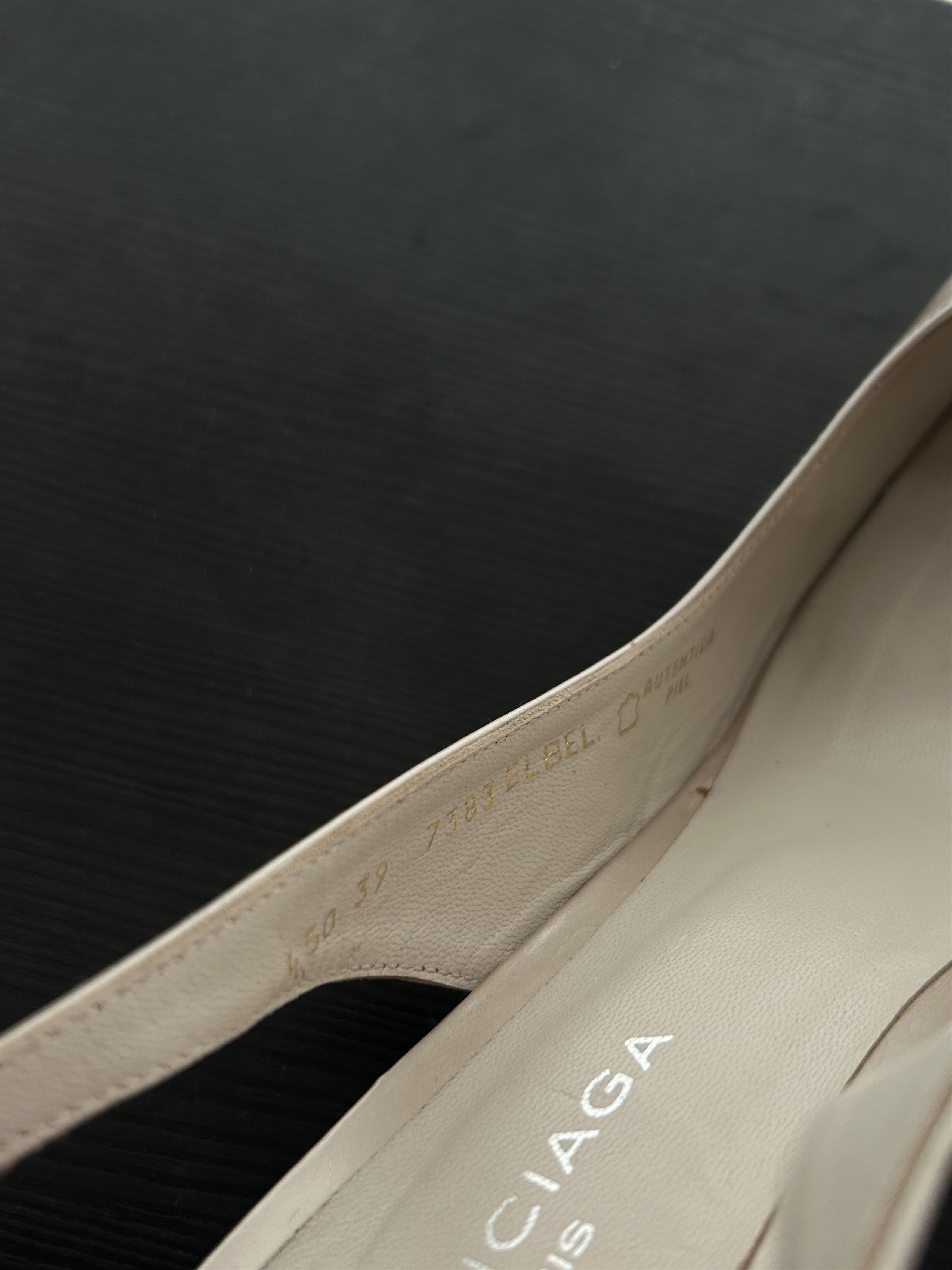 Balenciaga Balenciaga Open-Toe Slingback Heels Size US 9 / IT 39 - 10 Thumbnail
