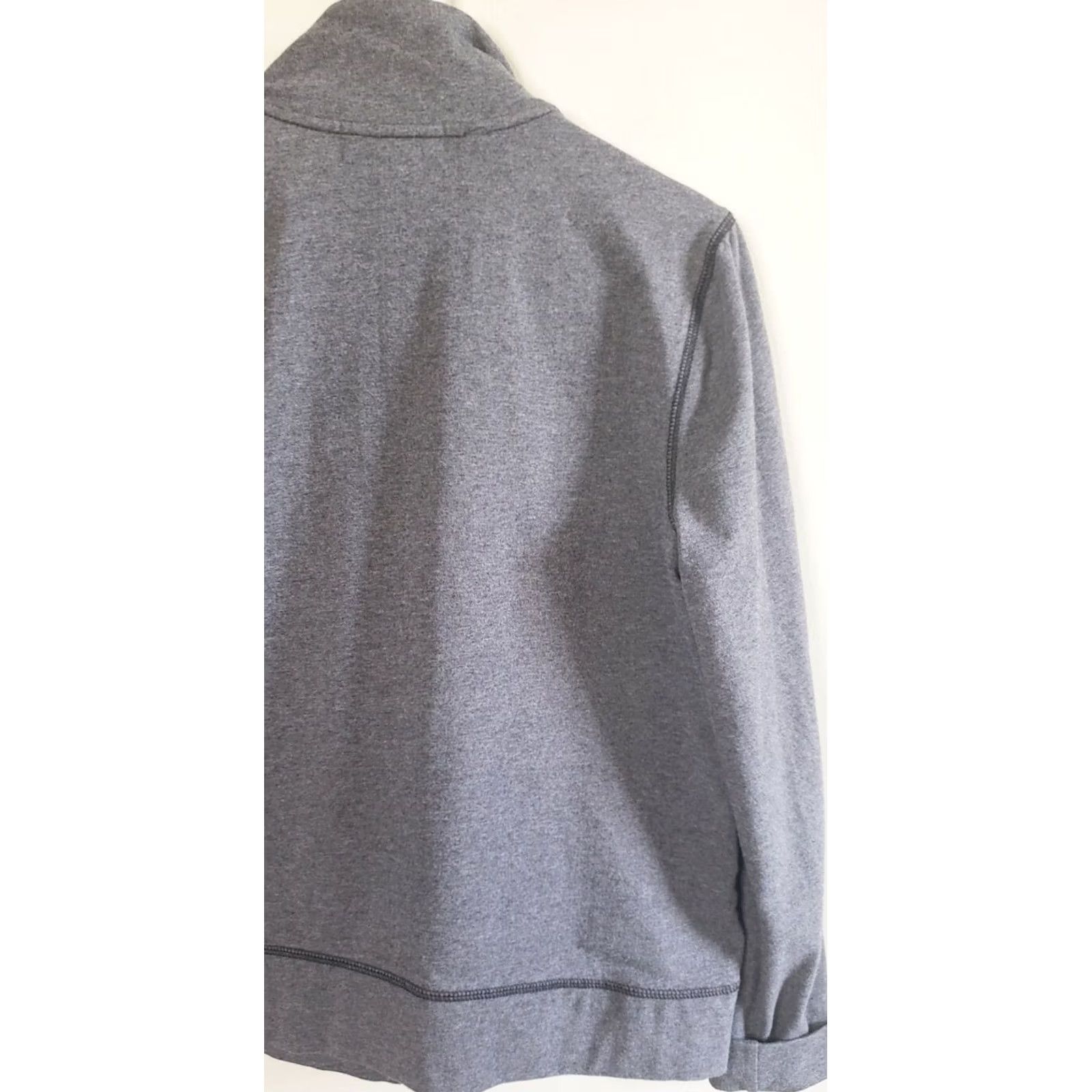Ralph Lauren VINTAGE? LAUREN ACTIVE Ralph Lauren Women's L Gray Full Zip Quilted Fleece Lined Jacket Size L / US 10 / IT 46 - 7 Thumbnail