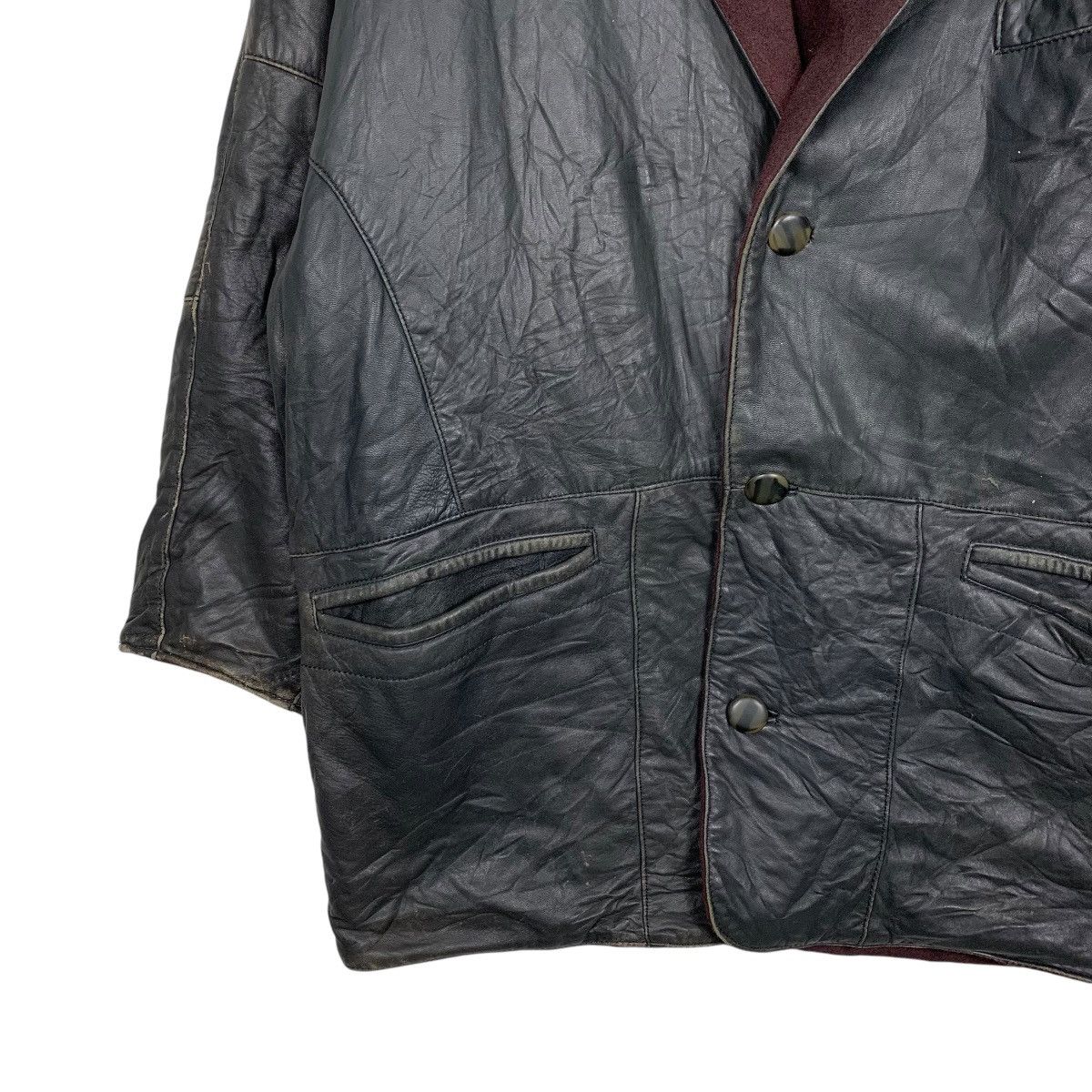 Japanese Brand Italian Applausi Leather Jacket Size US M / EU 48-50 / 2 - 3 Thumbnail