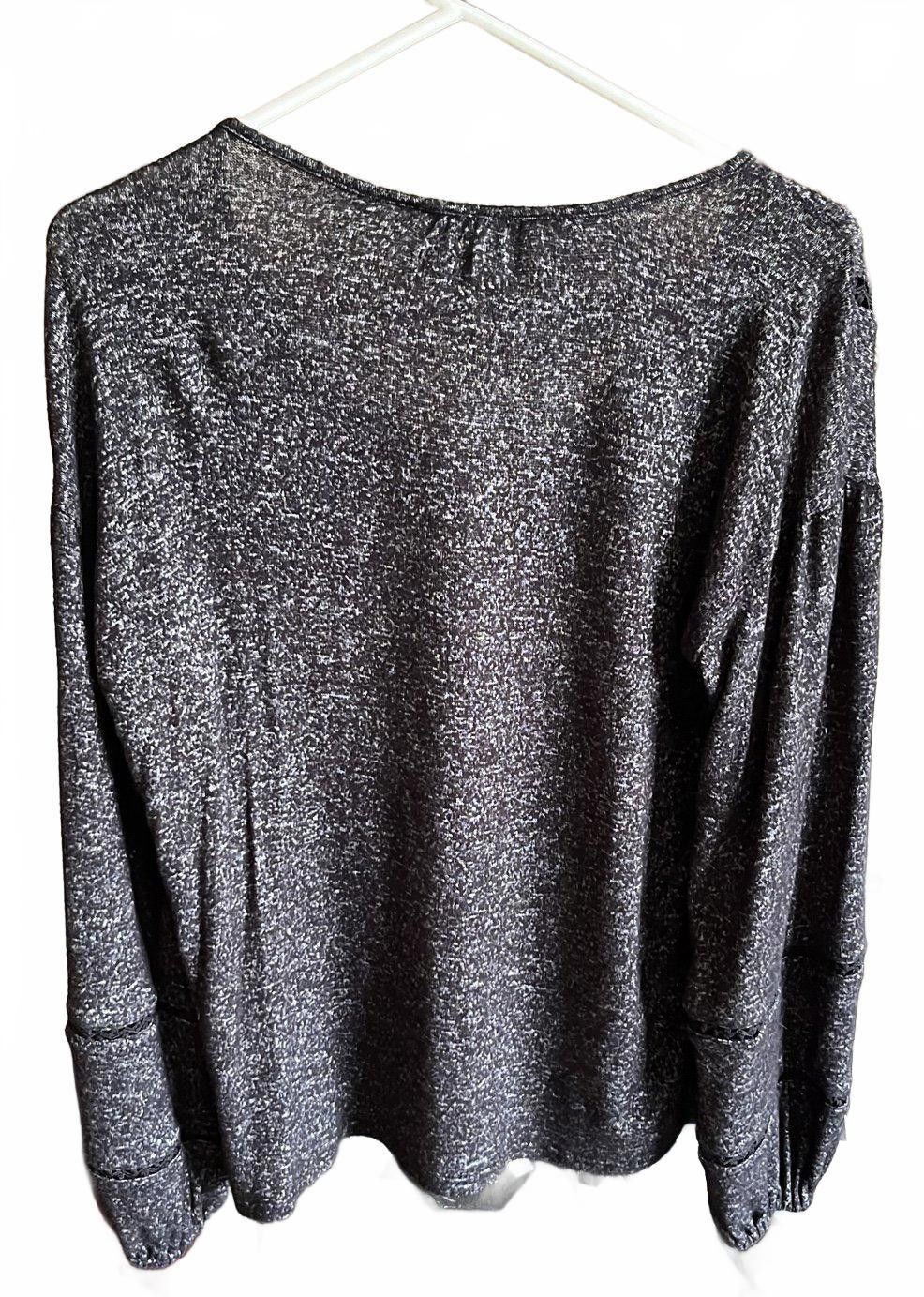 Designer Miss Me Stylish Embroidered Pullover Top - Size M Size M / US 6-8 / IT 42-44 - 3 Thumbnail