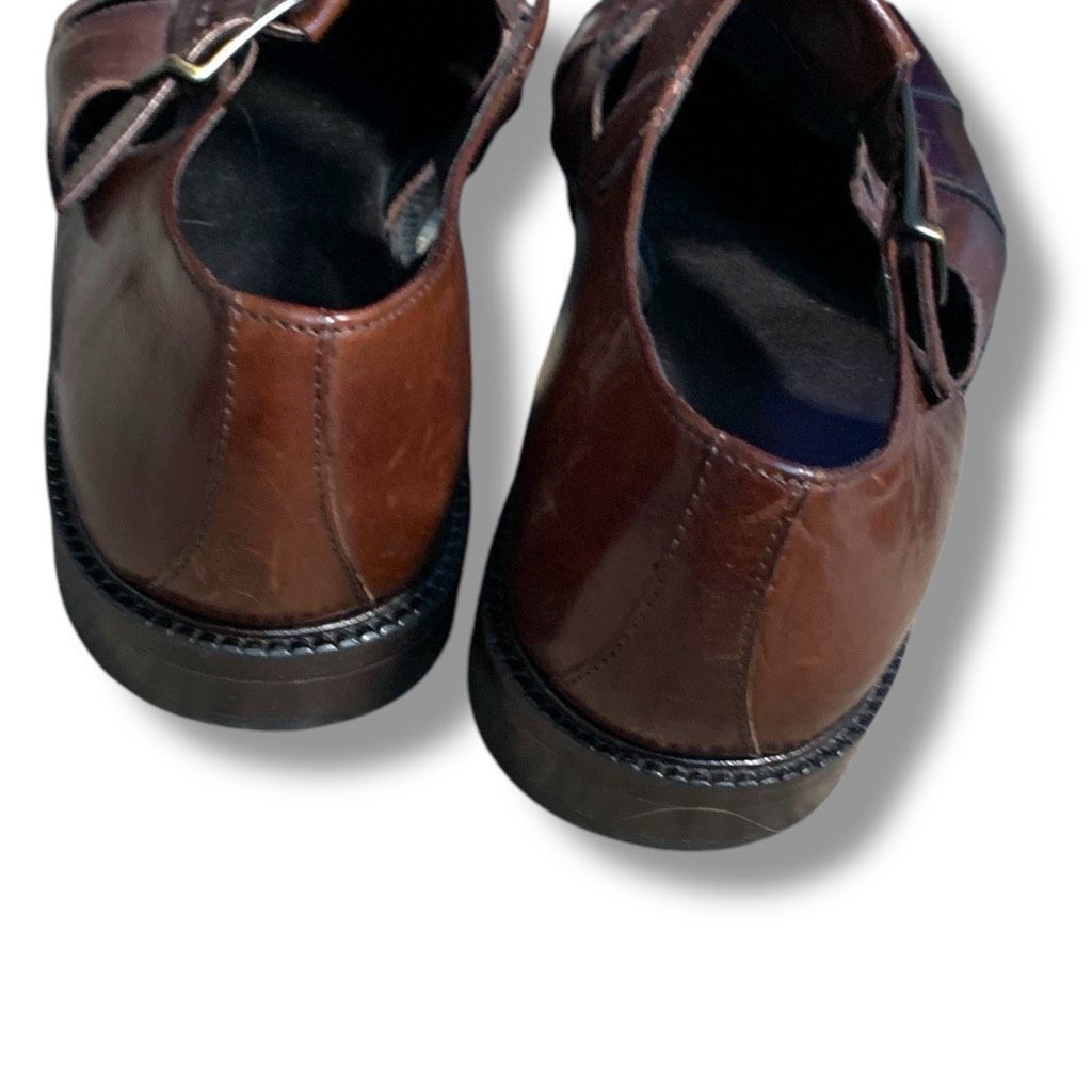 Tommy Bahama Tommy Bahama Italian Leather Roman Fisherman Sandals Brown S Size US 12 / EU 45 - 8 Thumbnail