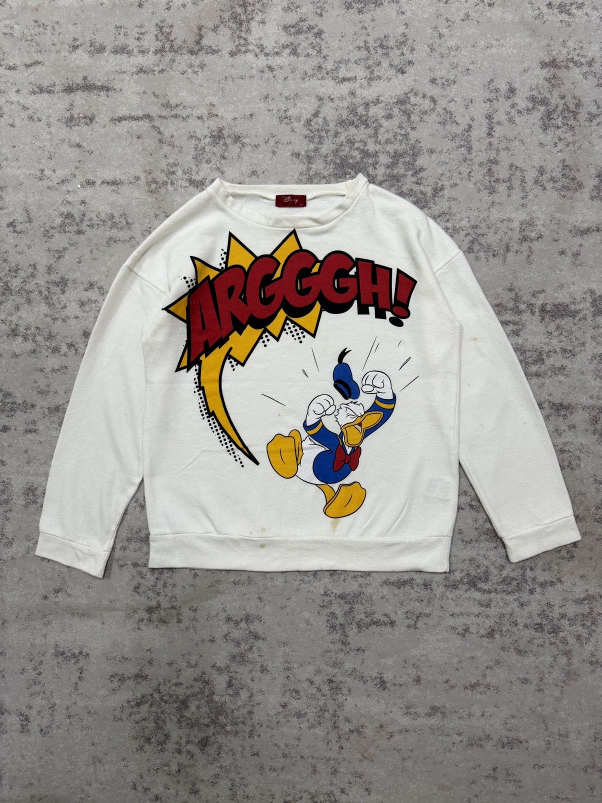 Disney Vintage Disney Donald Duck Sweatshirt Size L / US 10 / IT 46 - 3 Thumbnail