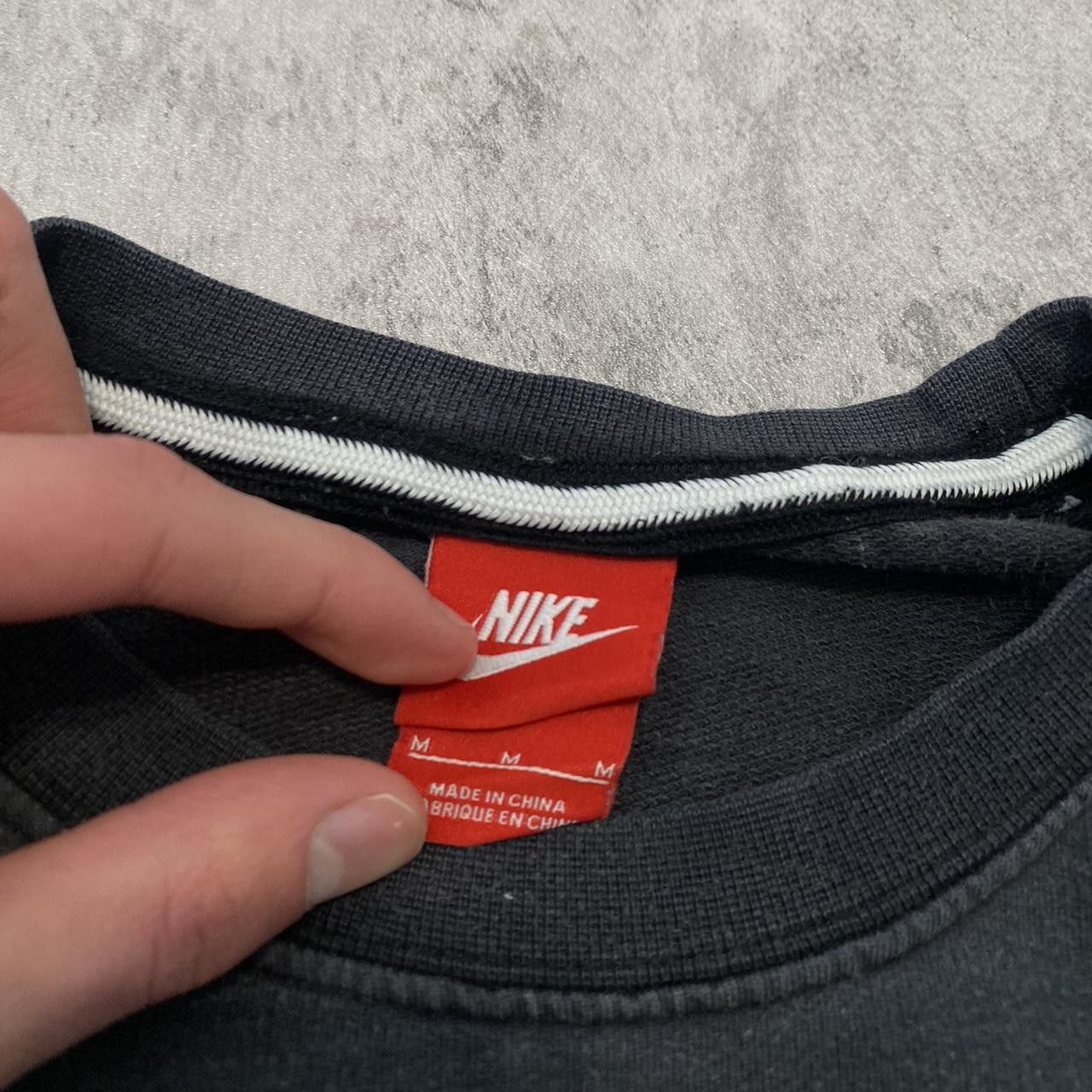 Nike Black Nike crewneck sweatshirt with embroidered Size US M / EU 48-50 / 2 - 5 Thumbnail
