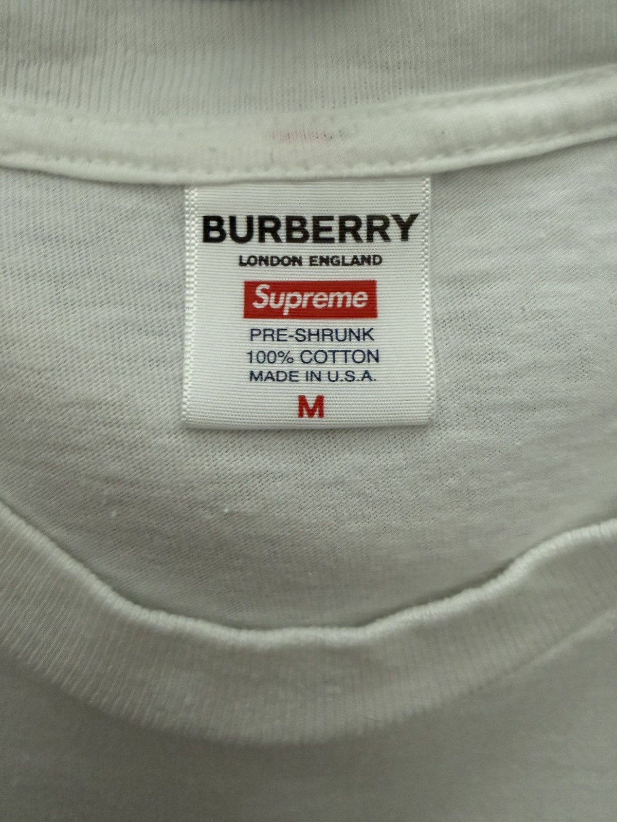 Burberry × Supreme Supreme Burberry Box Logo Size Medium Size US M / EU 48-50 / 2 - 2 Thumbnail