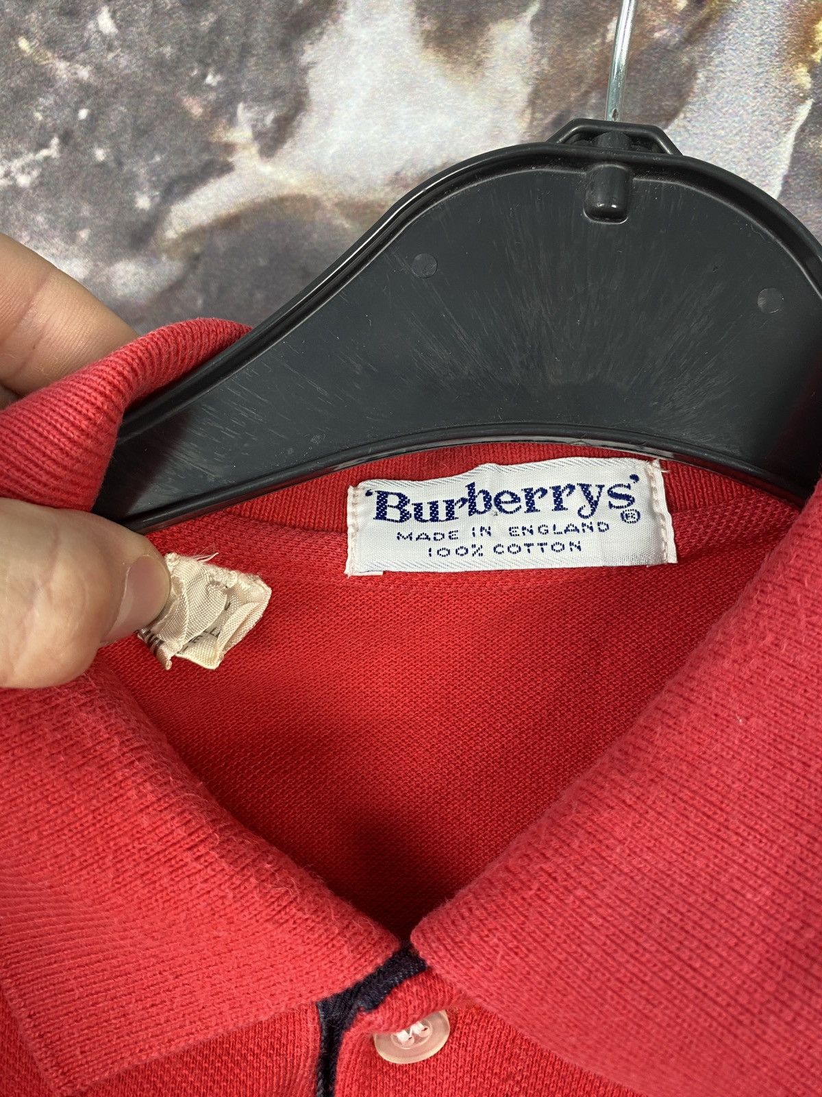 Burberry × Vintage Men’s Burberry Polo Shirt Vintage Luxury Size Medium Size US M / EU 48-50 / 2 - 5 Thumbnail