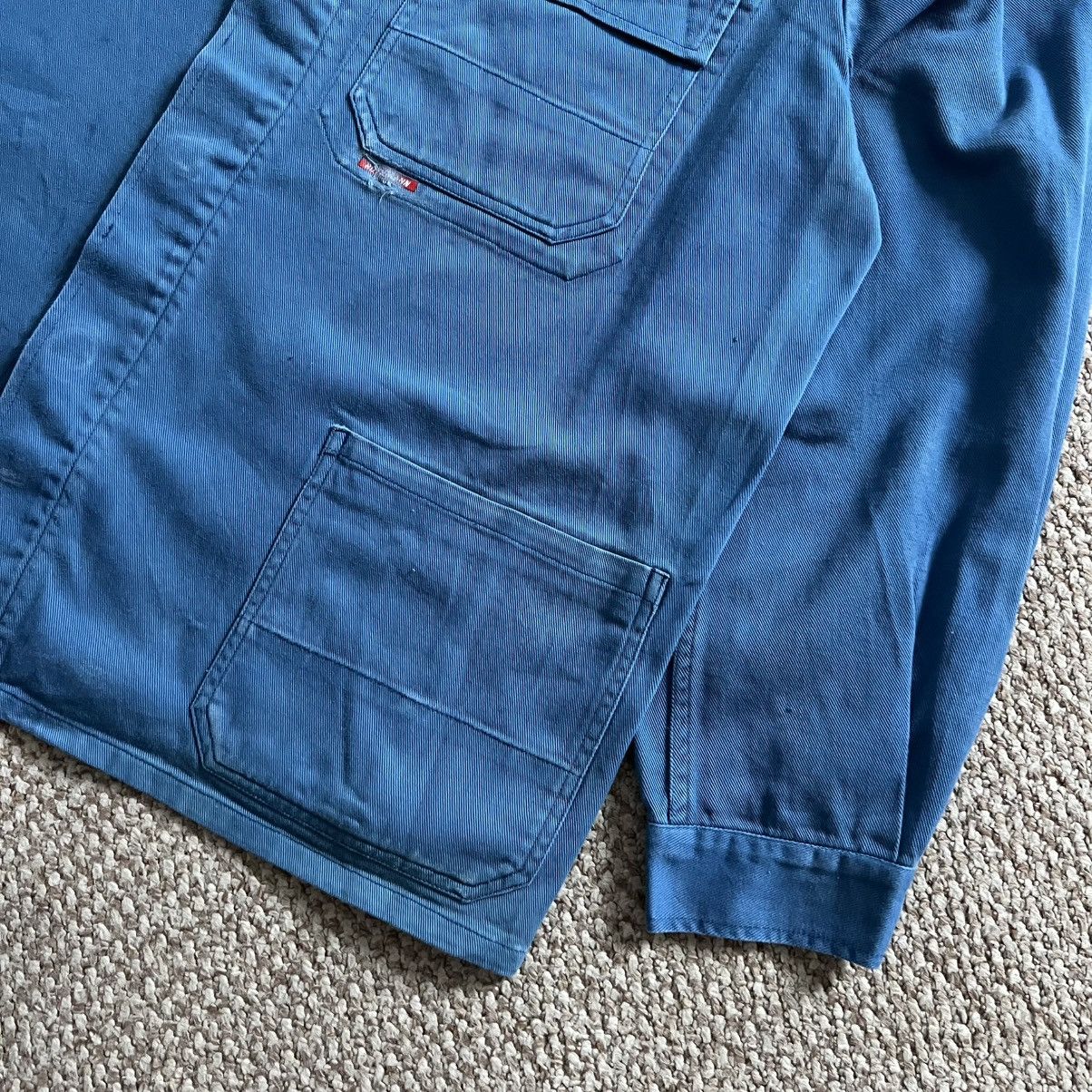 Vintage French faded cotton vintage workwear jacket Size US L / EU 52-54 / 3 - 7 Thumbnail